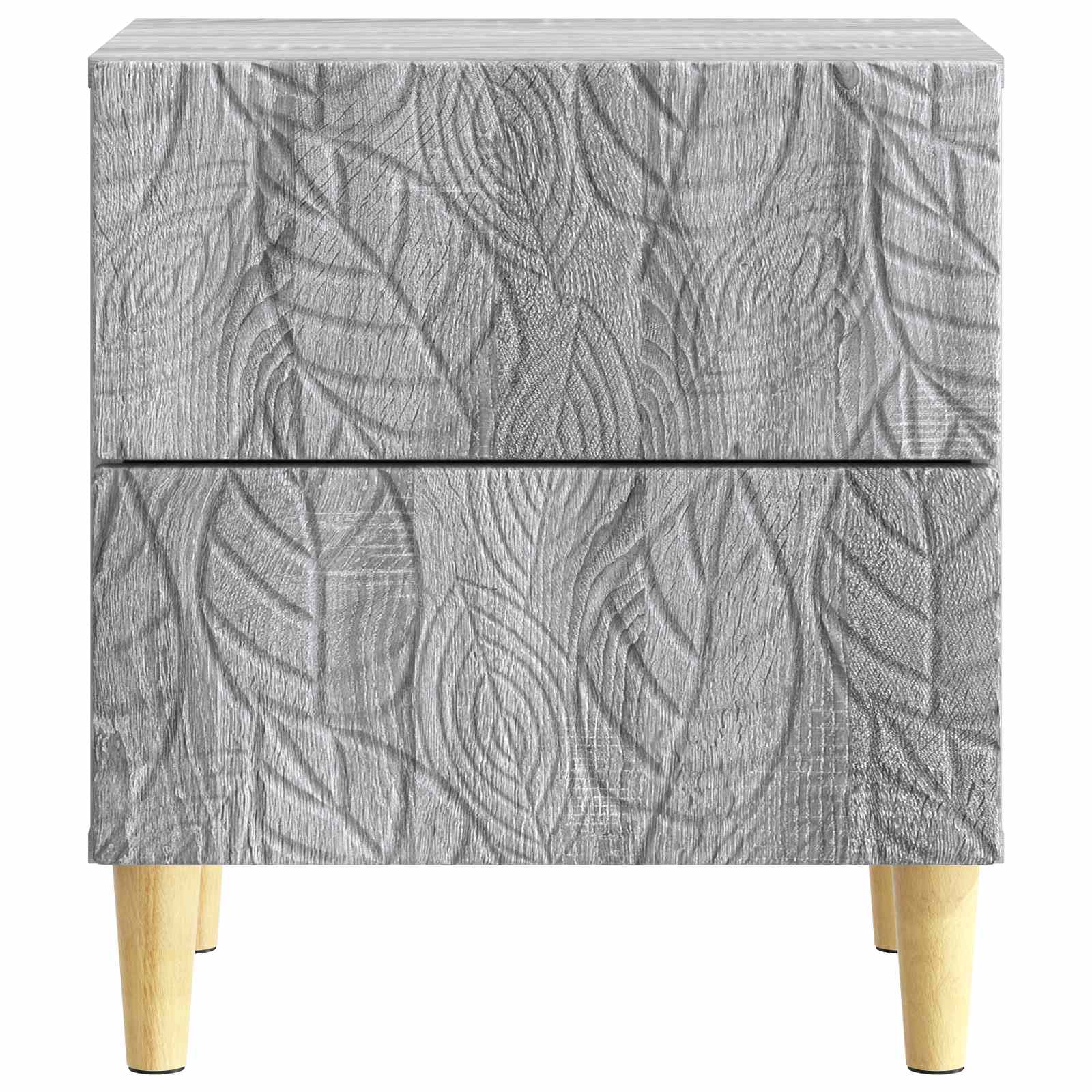 Nachtkastje 2 pcs Grijs Sonoma 43 x 34,5 x 48 cm Bewerkt hout is nu te koop bij PeponiXL, paradijselijk wonen!
