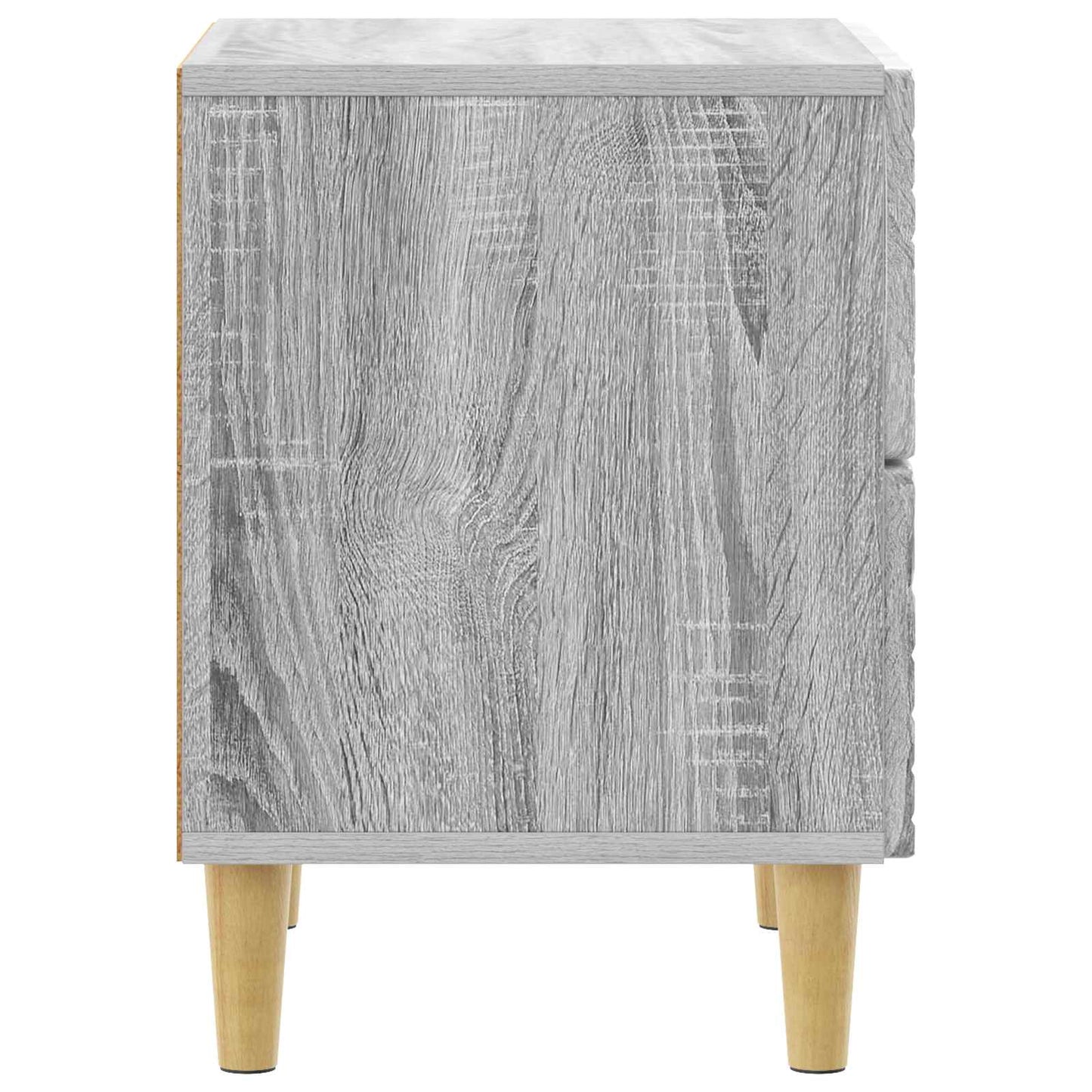 Nachtkastje 2 pcs Grijs Sonoma 43 x 34,5 x 48 cm Bewerkt hout is nu te koop bij PeponiXL, paradijselijk wonen!