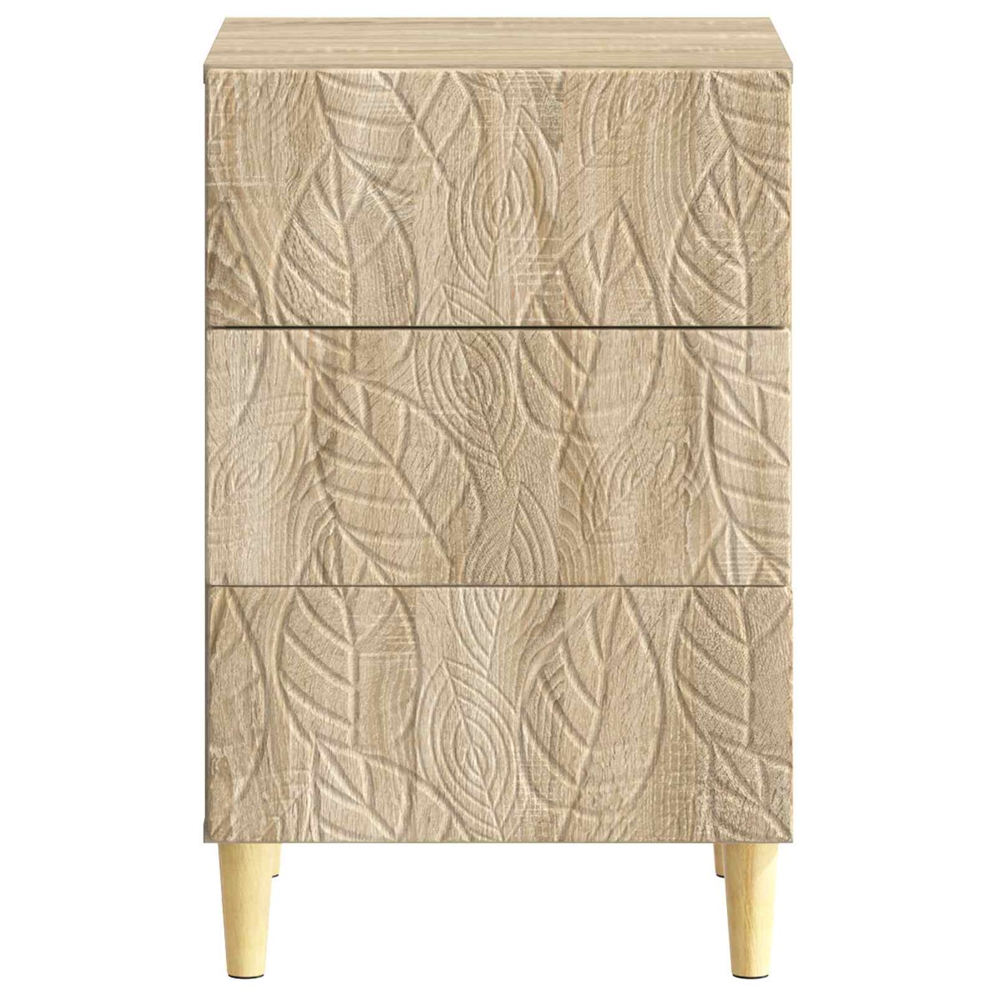 Nachtkastje Sonoma Eiken 43 x 39,5 x 66,5 cm Bewerkt hout is nu te koop bij PeponiXL, paradijselijk wonen!