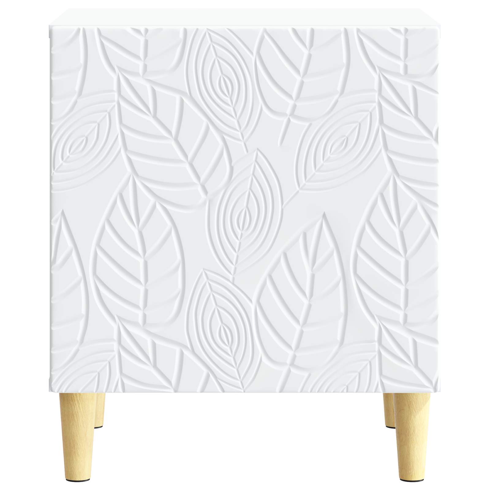 Nachtkastje 2 pcs Wit 43 x 34,5 x 50 cm Bewerkt hout is nu te koop bij PeponiXL, paradijselijk wonen!