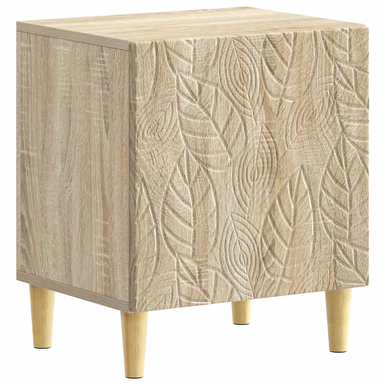 Nachtkastje Sonoma Eiken 43 x 34,5 x 50 cm Bewerkt hout is nu te koop bij PeponiXL, paradijselijk wonen!