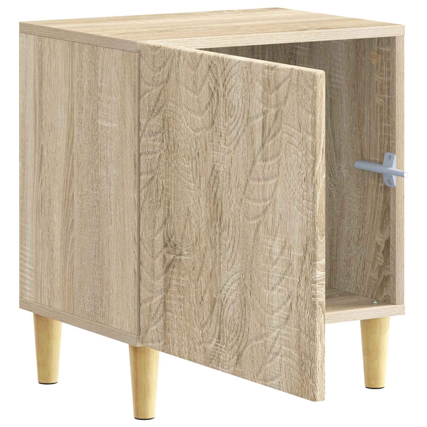 Nachtkastje Sonoma Eiken 43 x 34,5 x 50 cm Bewerkt hout is nu te koop bij PeponiXL, paradijselijk wonen!