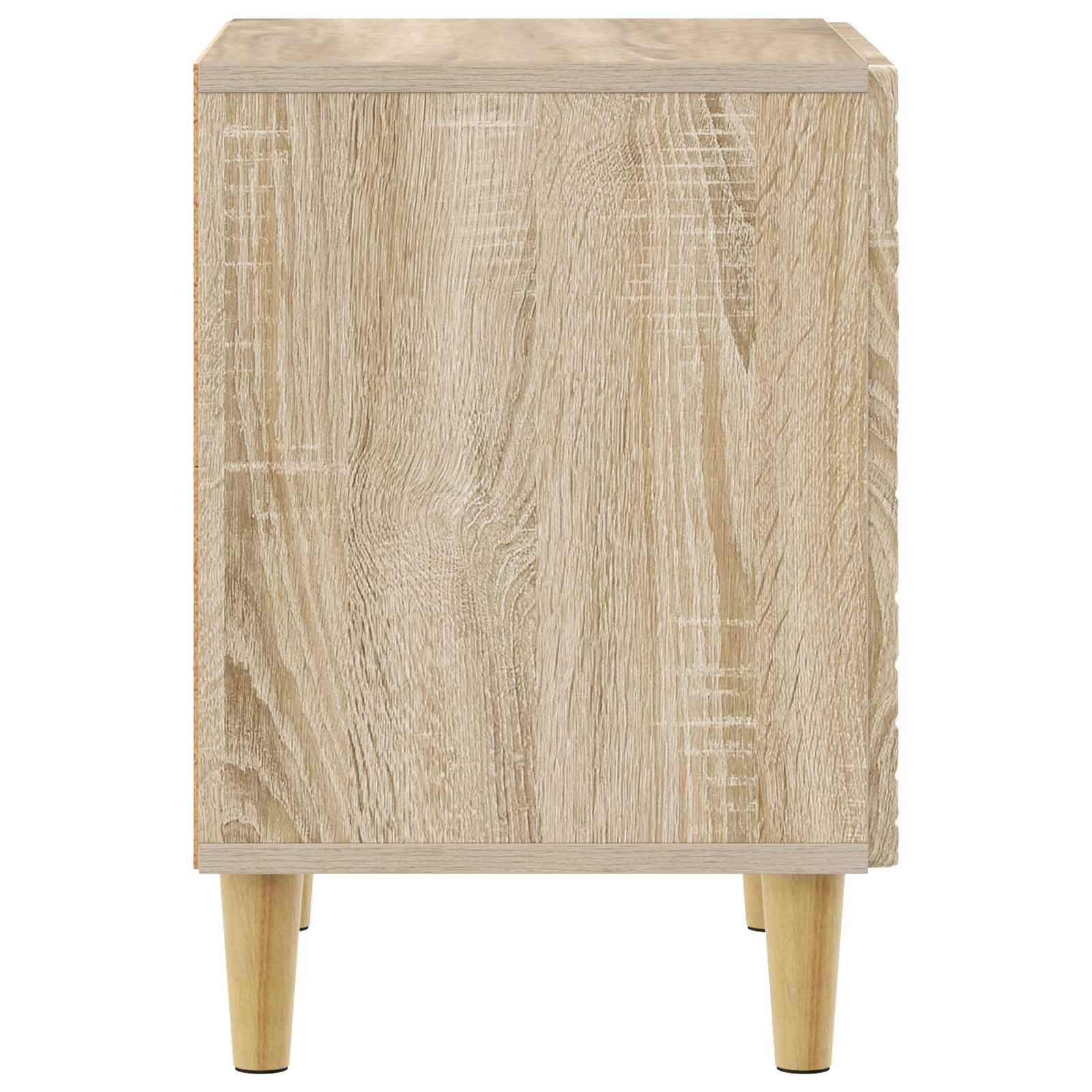 Nachtkastje Sonoma Eiken 43 x 34,5 x 50 cm Bewerkt hout is nu te koop bij PeponiXL, paradijselijk wonen!