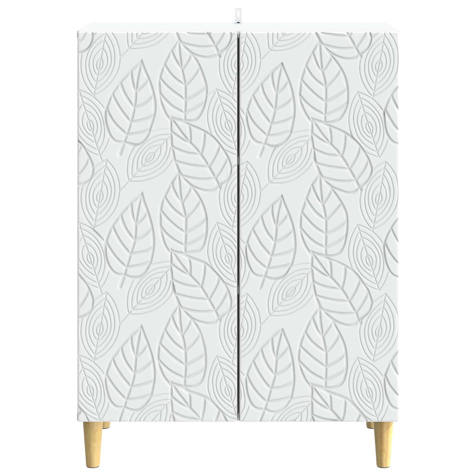 Dressoir Wit 66 x 34,5 x 90 cm Bewerkt hout is nu te koop bij PeponiXL, paradijselijk wonen!