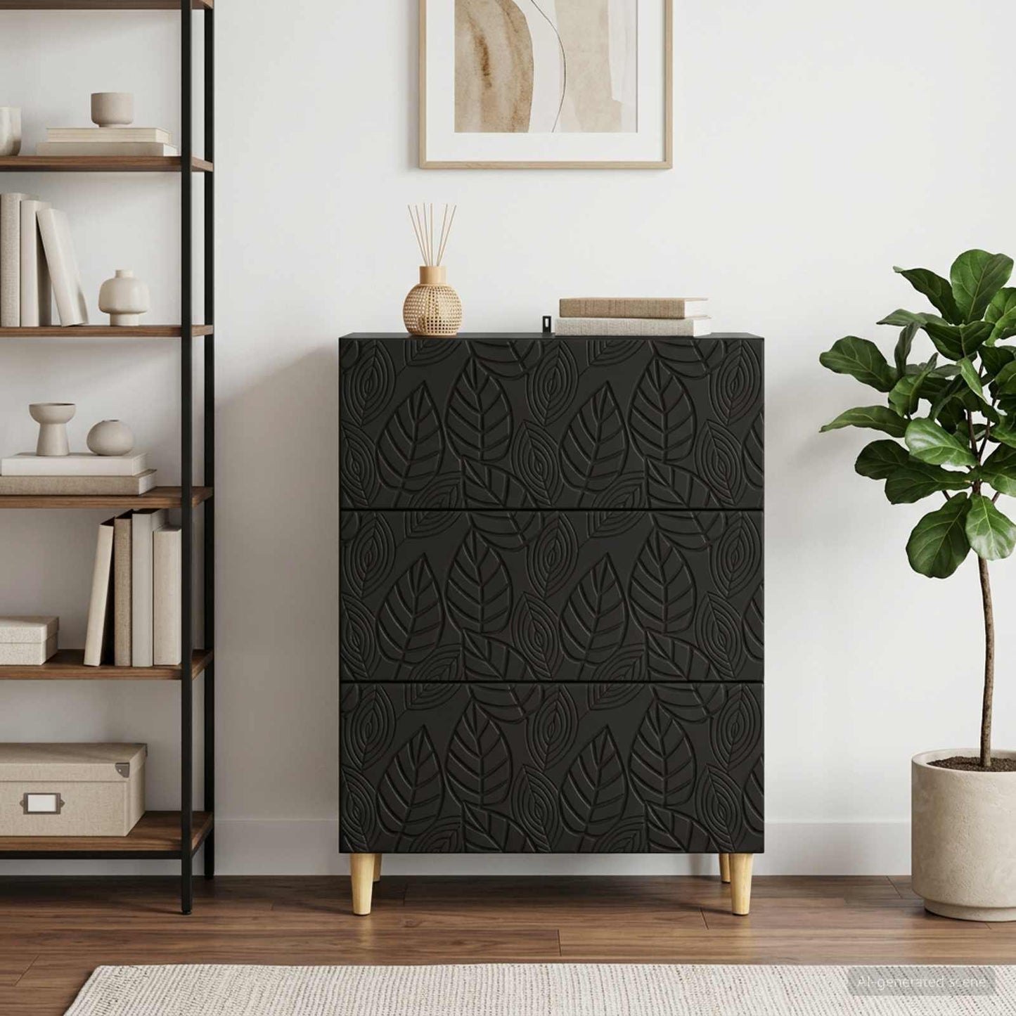 Ladenkast Zwart 66 x 34,5 x 90 cm Bewerkt hout is nu te koop bij PeponiXL, paradijselijk wonen!