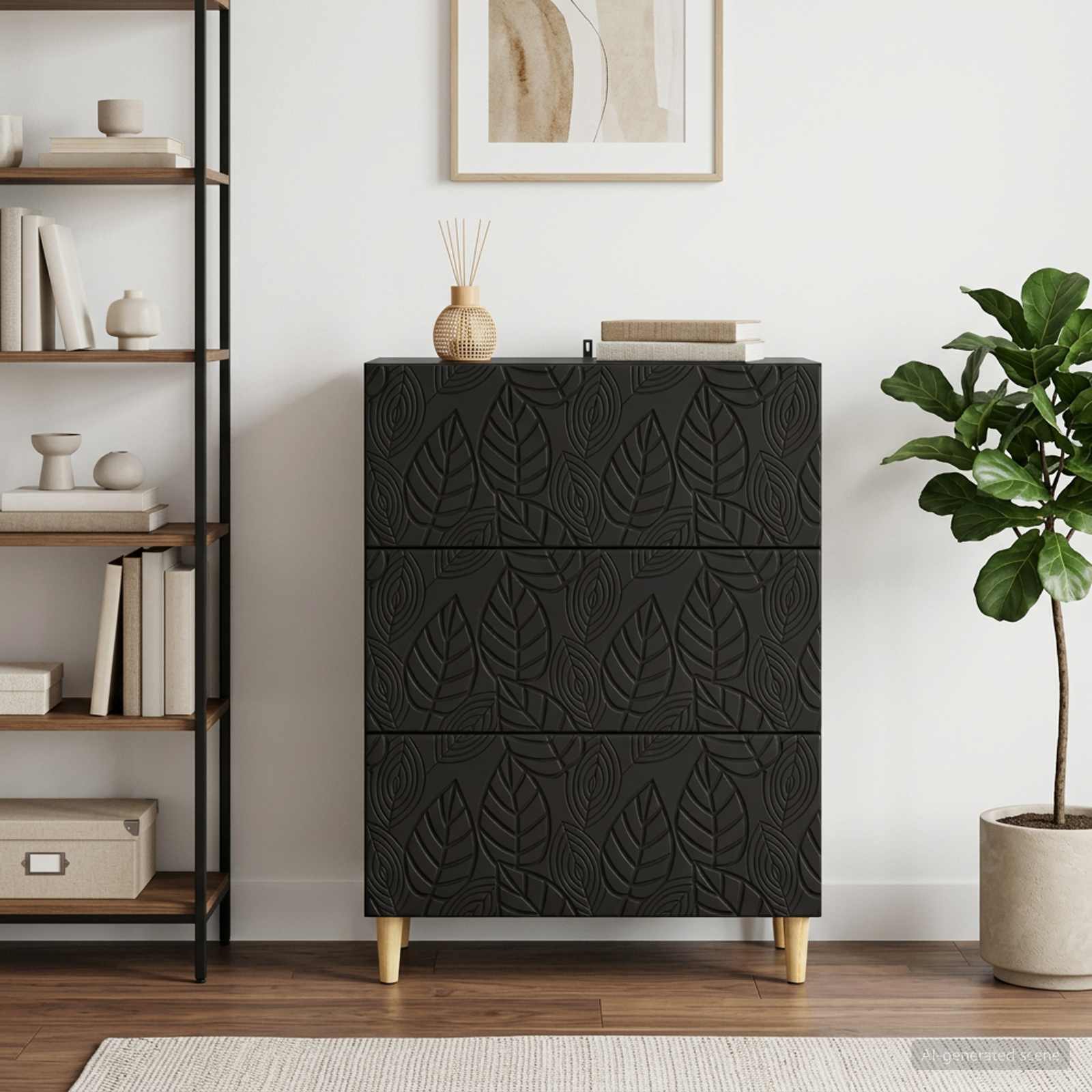 Ladenkast Zwart 66 x 34,5 x 90 cm Bewerkt hout is nu te koop bij PeponiXL, paradijselijk wonen!