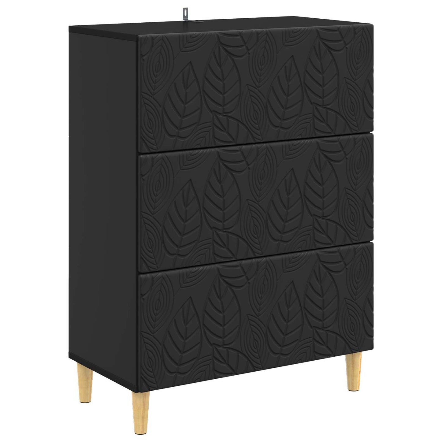 Ladenkast Zwart 66 x 34,5 x 90 cm Bewerkt hout is nu te koop bij PeponiXL, paradijselijk wonen!