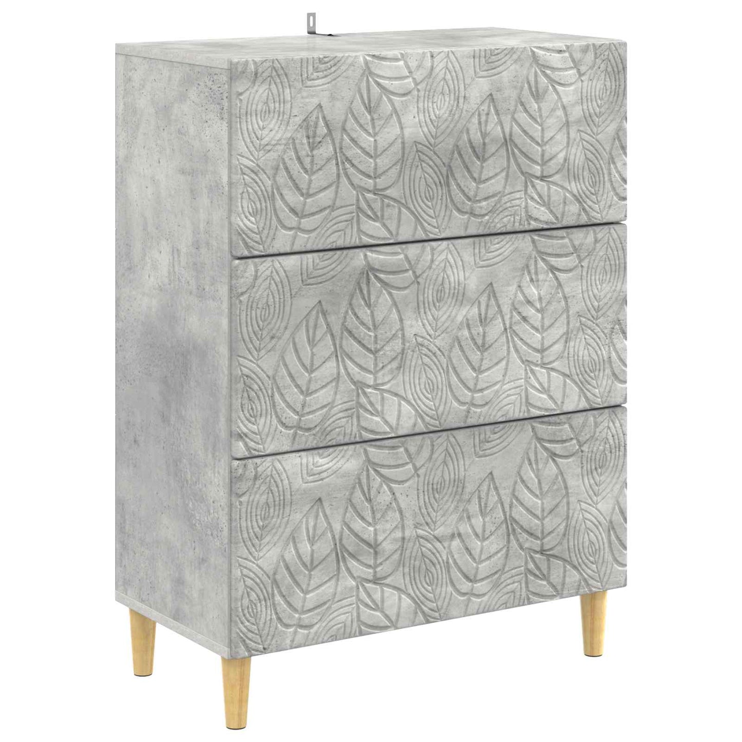 Ladenkast Betongrijs 66 x 34,5 x 90 cm Bewerkt hout is nu te koop bij PeponiXL, paradijselijk wonen!