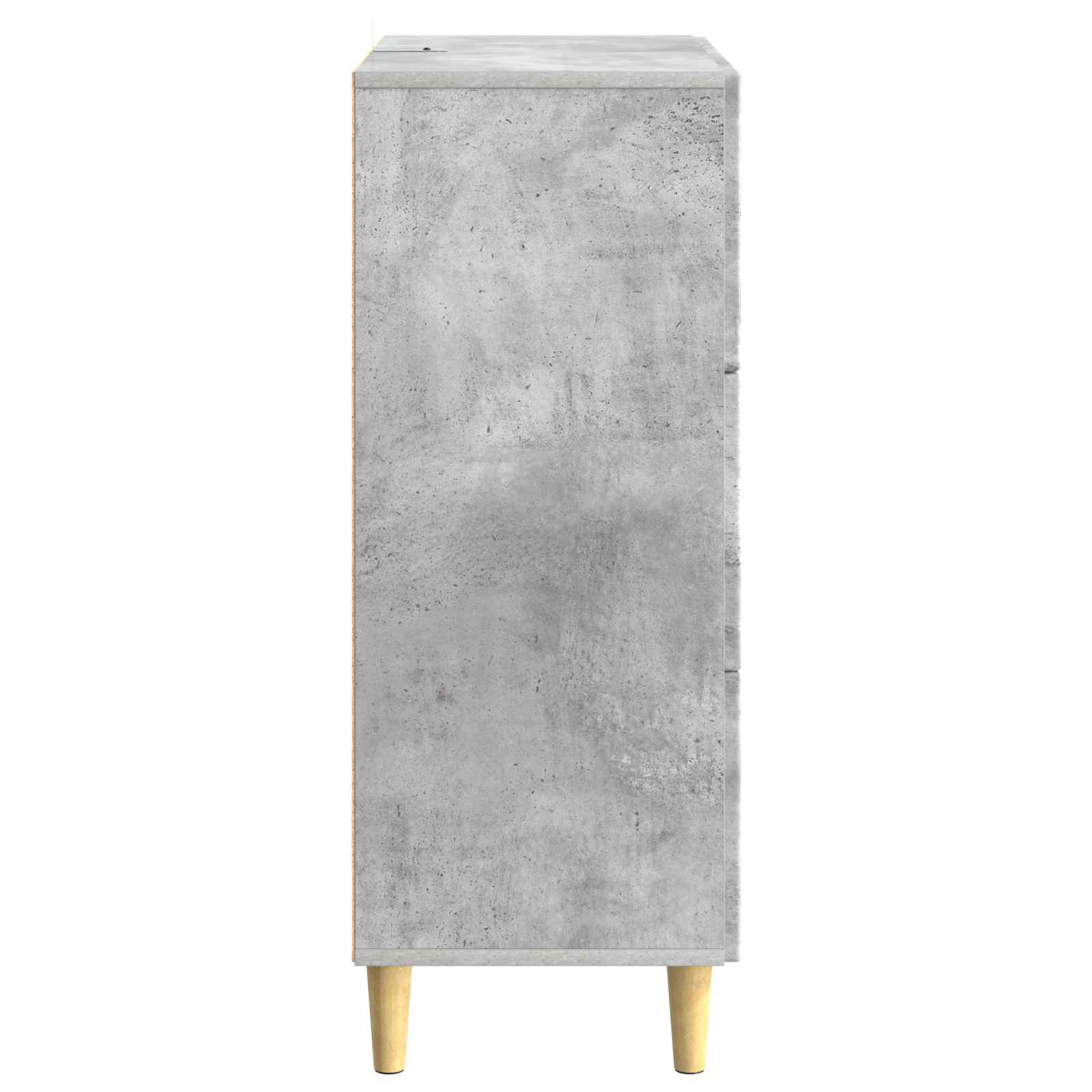 Ladenkast Betongrijs 66 x 34,5 x 90 cm Bewerkt hout is nu te koop bij PeponiXL, paradijselijk wonen!