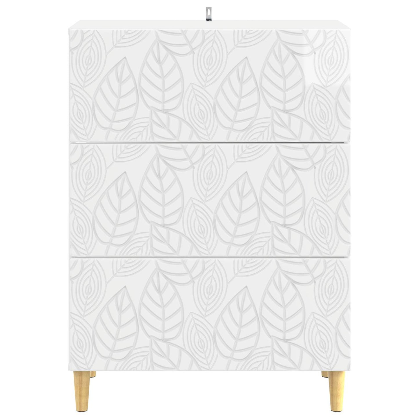 Ladenkast Hoogglans Wit 66 x 34,5 x 90 cm Bewerkt hout is nu te koop bij PeponiXL, paradijselijk wonen!