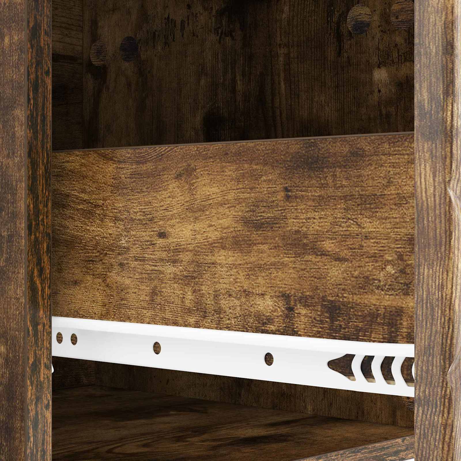 Ladenkast Gerookt eiken 66 x 34,5 x 90 cm Bewerkt hout is nu te koop bij PeponiXL, paradijselijk wonen!