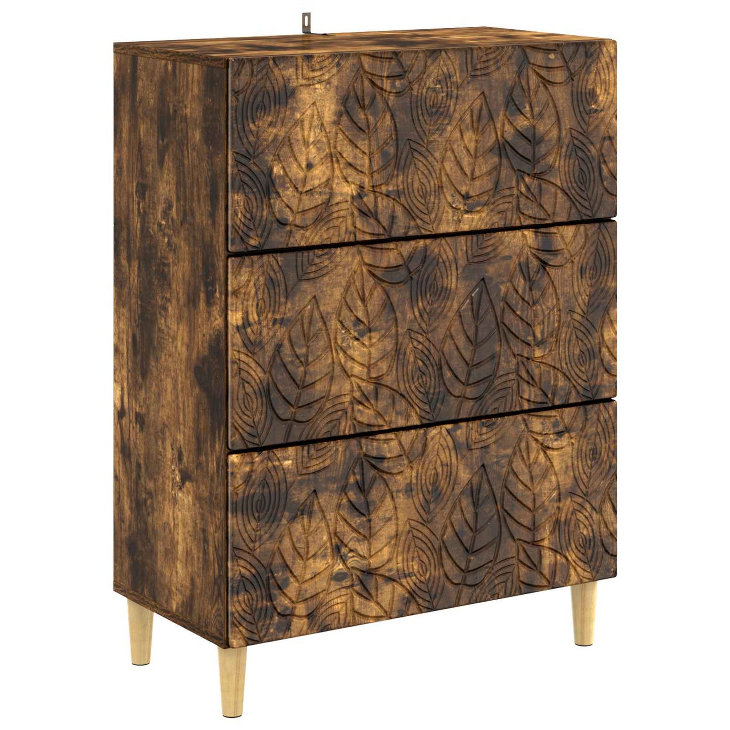 Ladenkast Gerookt eiken 66 x 34,5 x 90 cm Bewerkt hout is nu te koop bij PeponiXL, paradijselijk wonen!