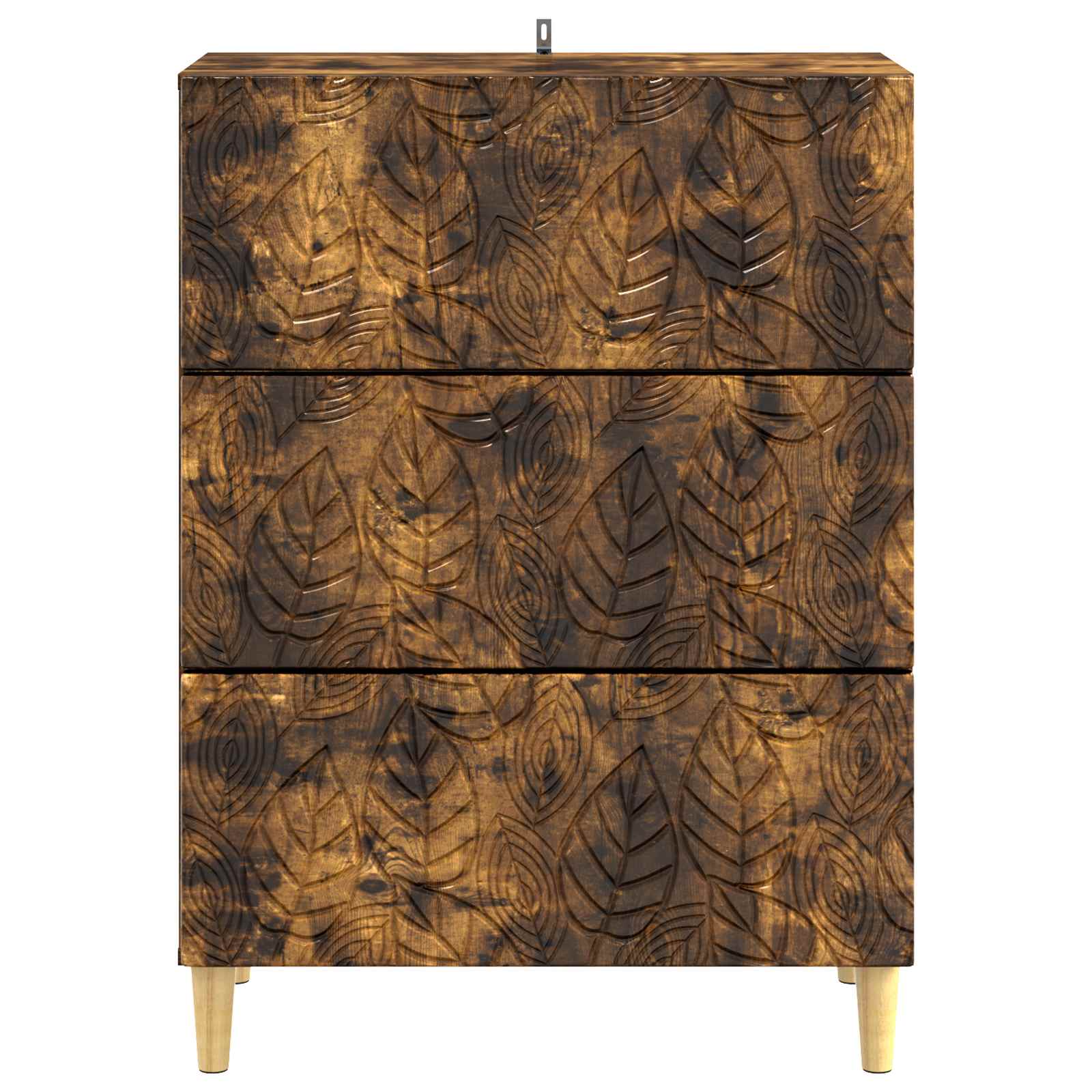 Ladenkast Gerookt eiken 66 x 34,5 x 90 cm Bewerkt hout is nu te koop bij PeponiXL, paradijselijk wonen!