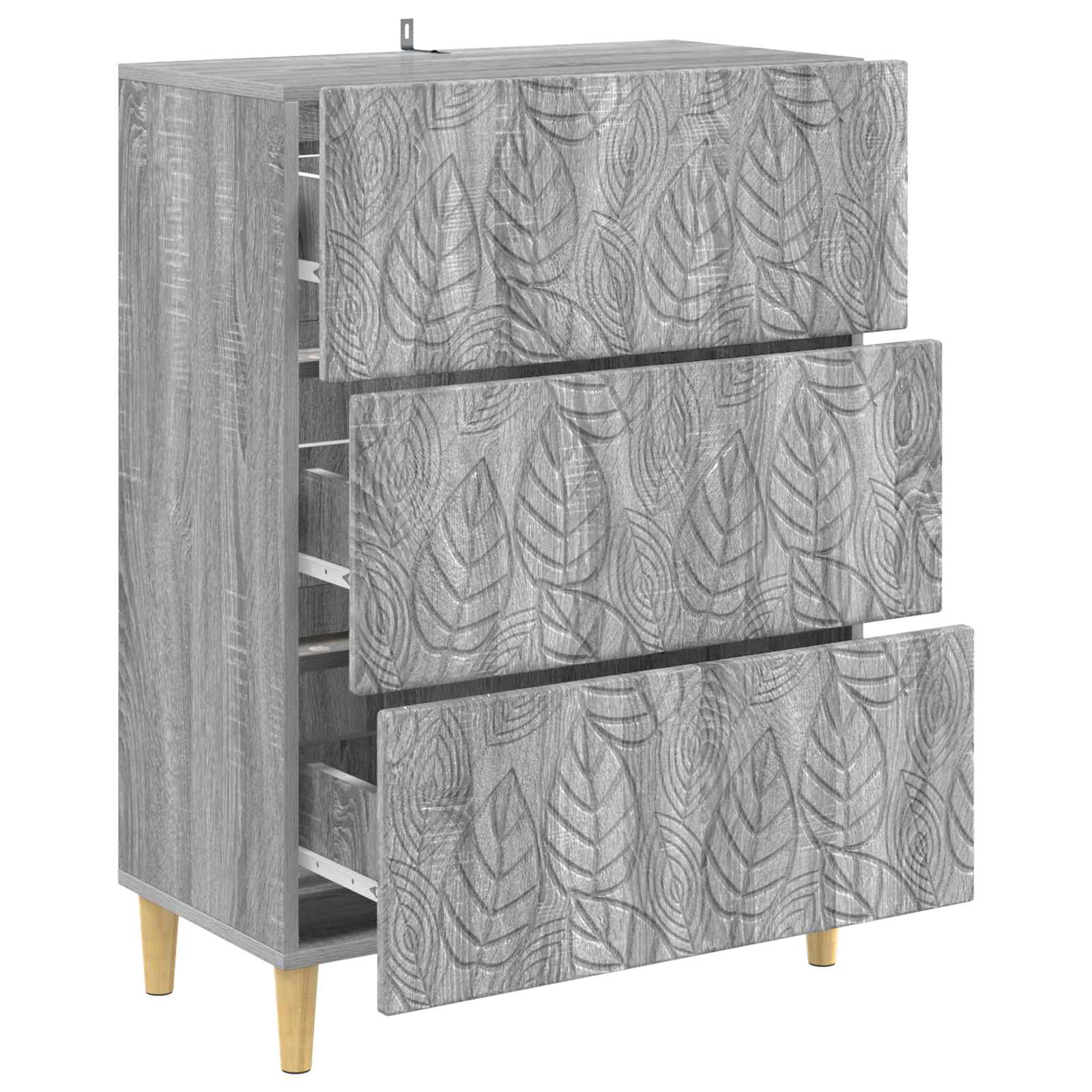 Ladenkast Grijs Sonoma 66 x 34,5 x 90 cm Bewerkt hout is nu te koop bij PeponiXL, paradijselijk wonen!