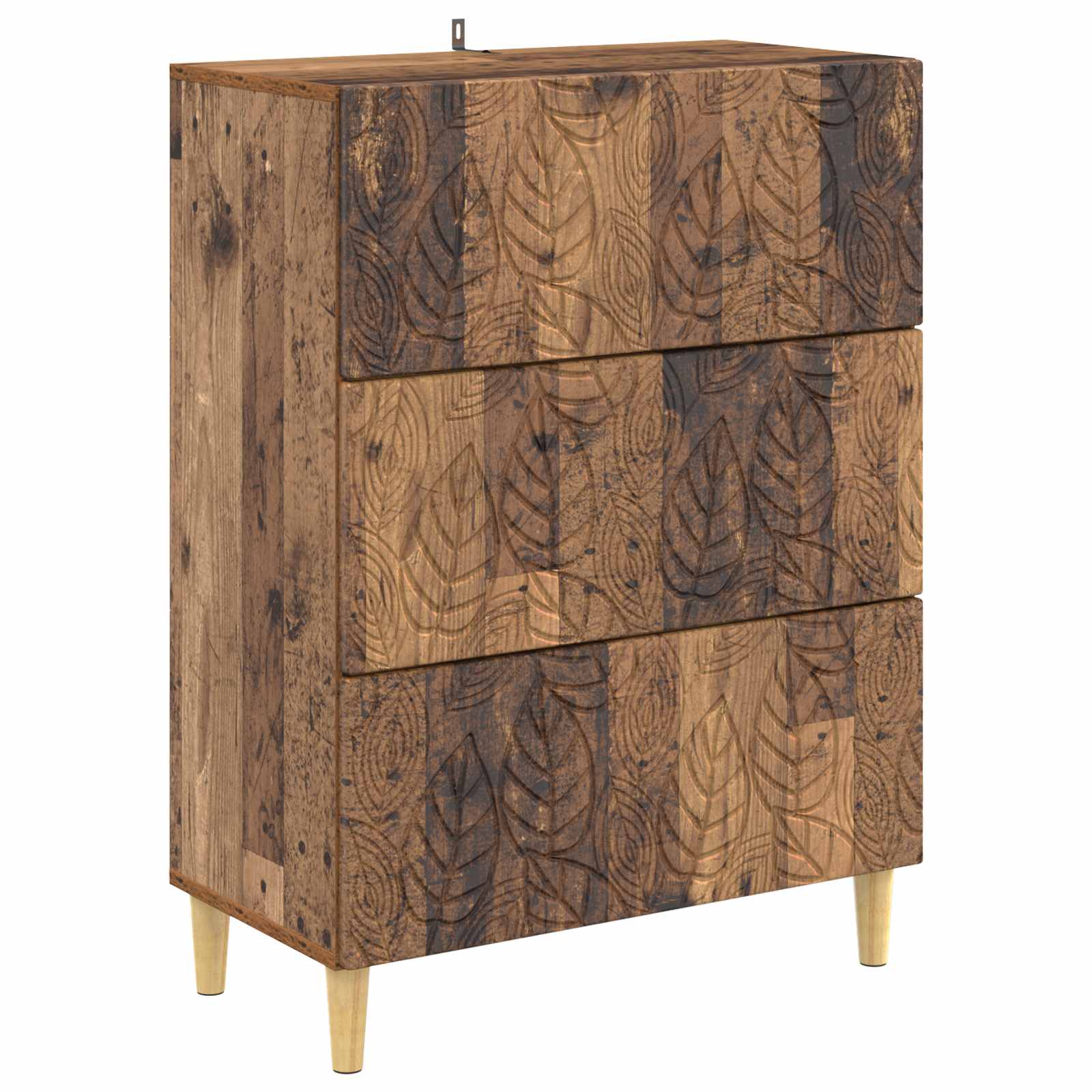 Ladenkast Oud hout 66 x 34,5 x 90 cm Bewerkt hout is nu te koop bij PeponiXL, paradijselijk wonen!