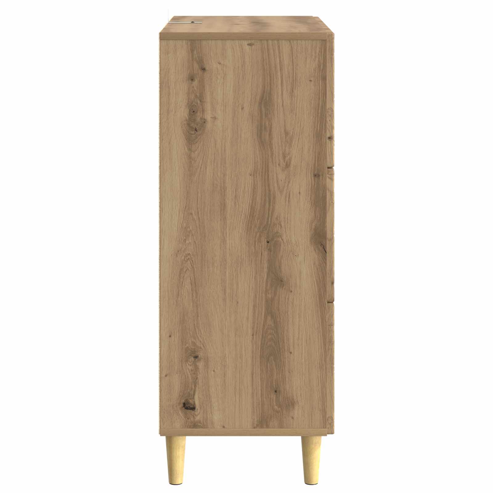 Ladenkast Artisanaal eiken 66 x 34,5 x 90 cm Bewerkt hout is nu te koop bij PeponiXL, paradijselijk wonen!