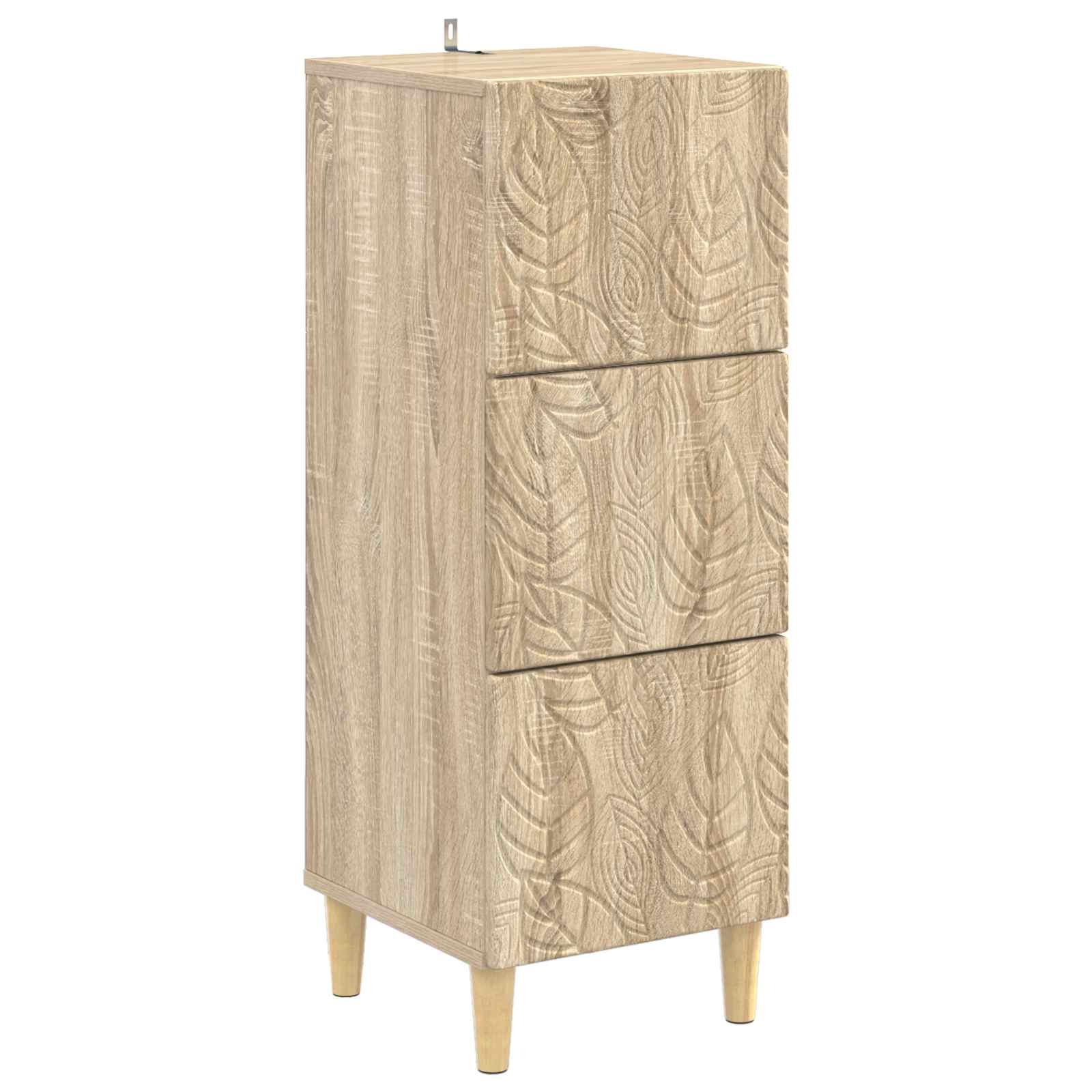 Ladenkast Sonoma Eiken 33 x 34,5 x 90 cm Bewerkt hout is nu te koop bij PeponiXL, paradijselijk wonen!