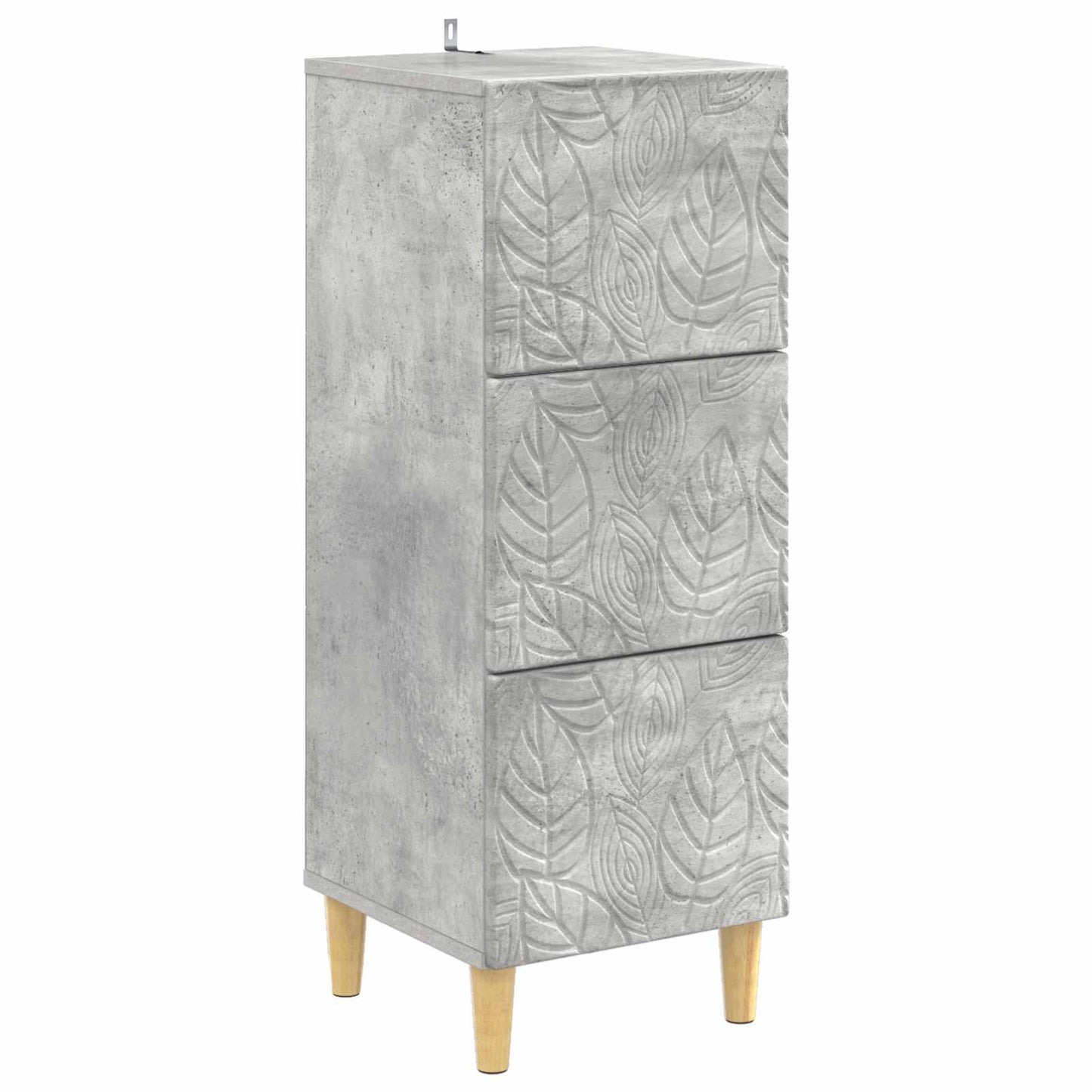 Ladenkast Betongrijs 33 x 34,5 x 90 cm Bewerkt hout is nu te koop bij PeponiXL, paradijselijk wonen!