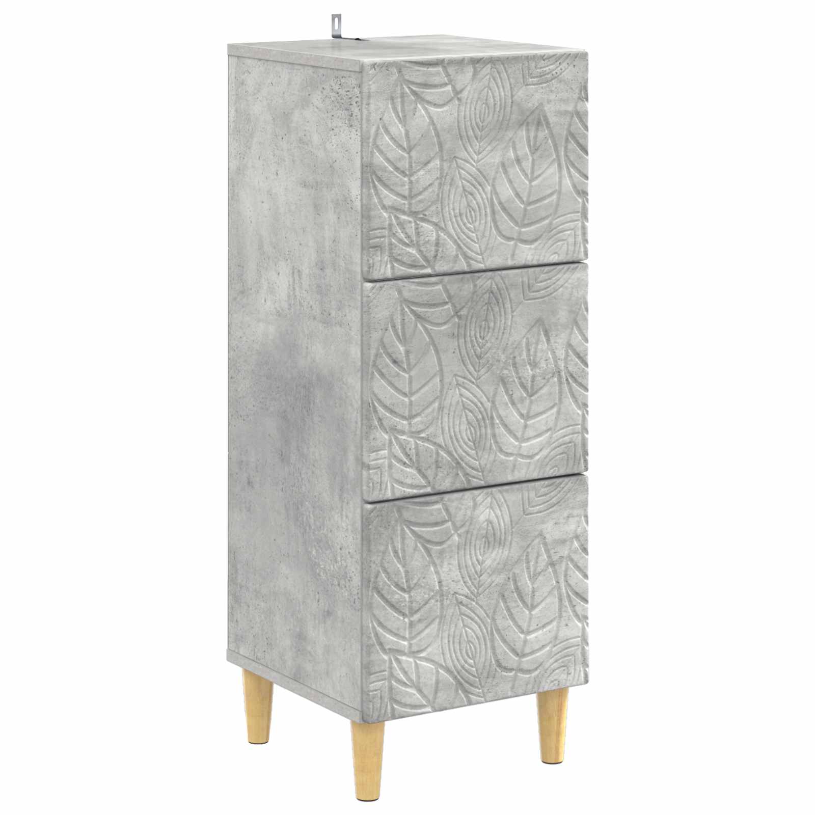 Ladenkast Betongrijs 33 x 34,5 x 90 cm Bewerkt hout is nu te koop bij PeponiXL, paradijselijk wonen!