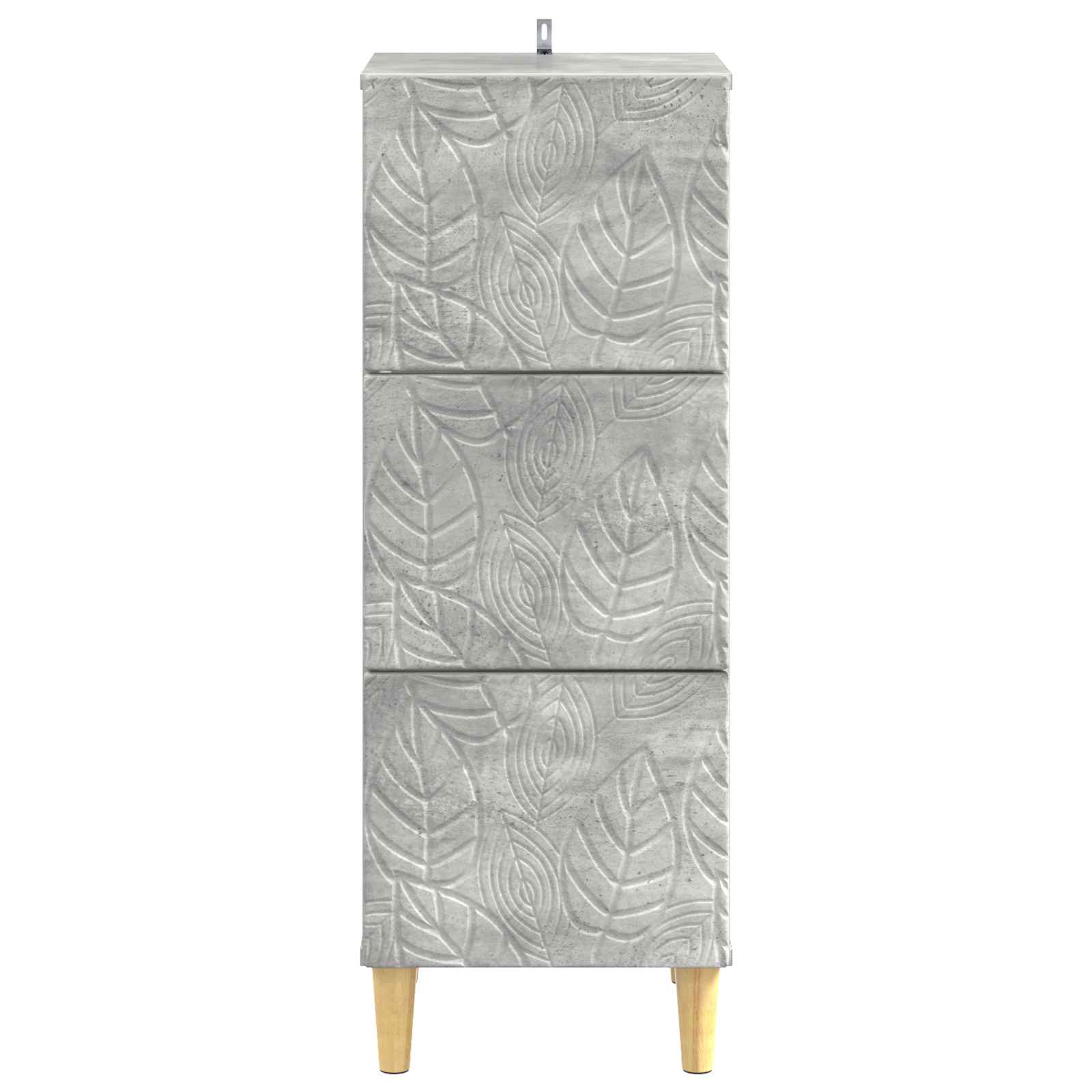 Ladenkast Betongrijs 33 x 34,5 x 90 cm Bewerkt hout is nu te koop bij PeponiXL, paradijselijk wonen!