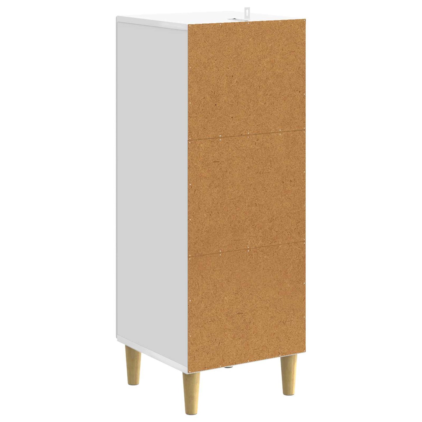 Ladenkast Hoogglans Wit 33 x 34,5 x 90 cm Bewerkt hout is nu te koop bij PeponiXL, paradijselijk wonen!