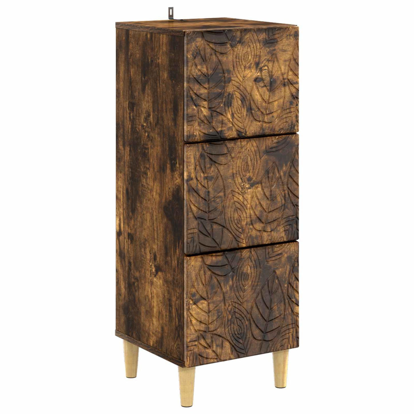 Ladenkast Gerookt eiken 33 x 34,5 x 90 cm Bewerkt hout is nu te koop bij PeponiXL, paradijselijk wonen!