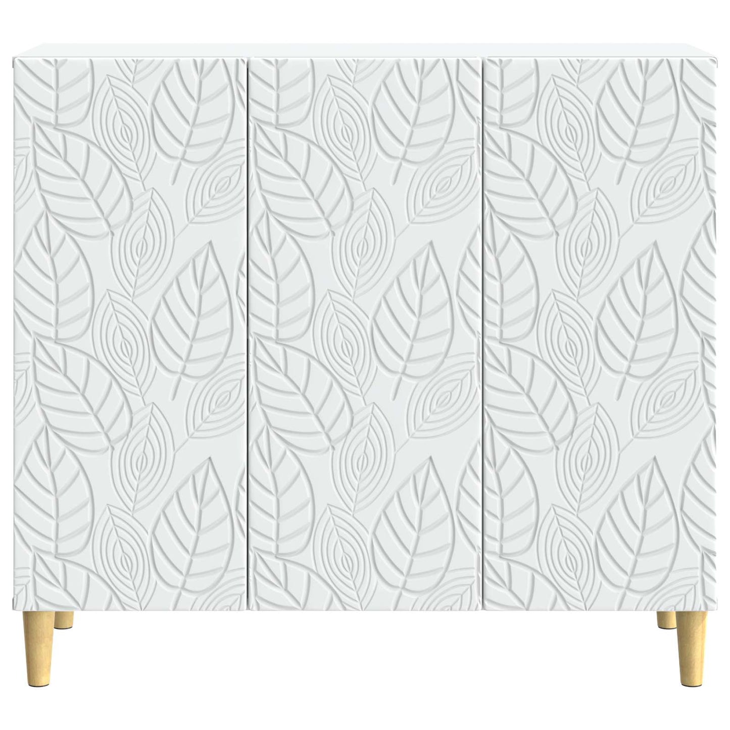 Dressoir Wit 89 x 34,5 x 80 cm Bewerkt hout is nu te koop bij PeponiXL, paradijselijk wonen!