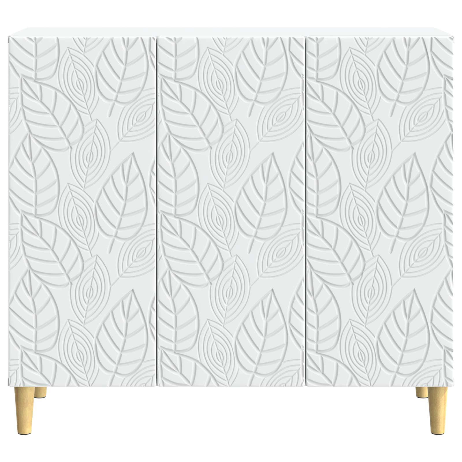 Dressoir Wit 89 x 34,5 x 80 cm Bewerkt hout is nu te koop bij PeponiXL, paradijselijk wonen!