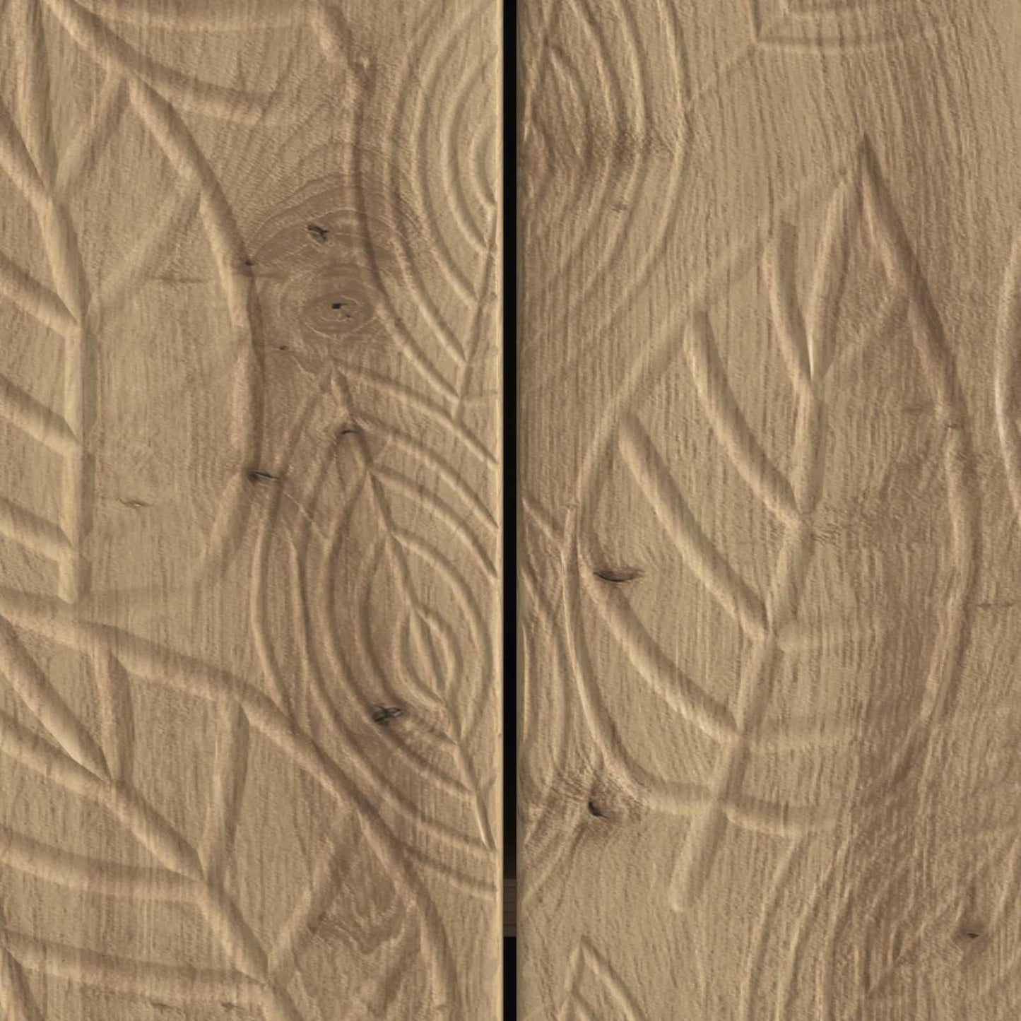 Dressoir Artisanaal eiken 89 x 34,5 x 80 cm Bewerkt hout is nu te koop bij PeponiXL, paradijselijk wonen!