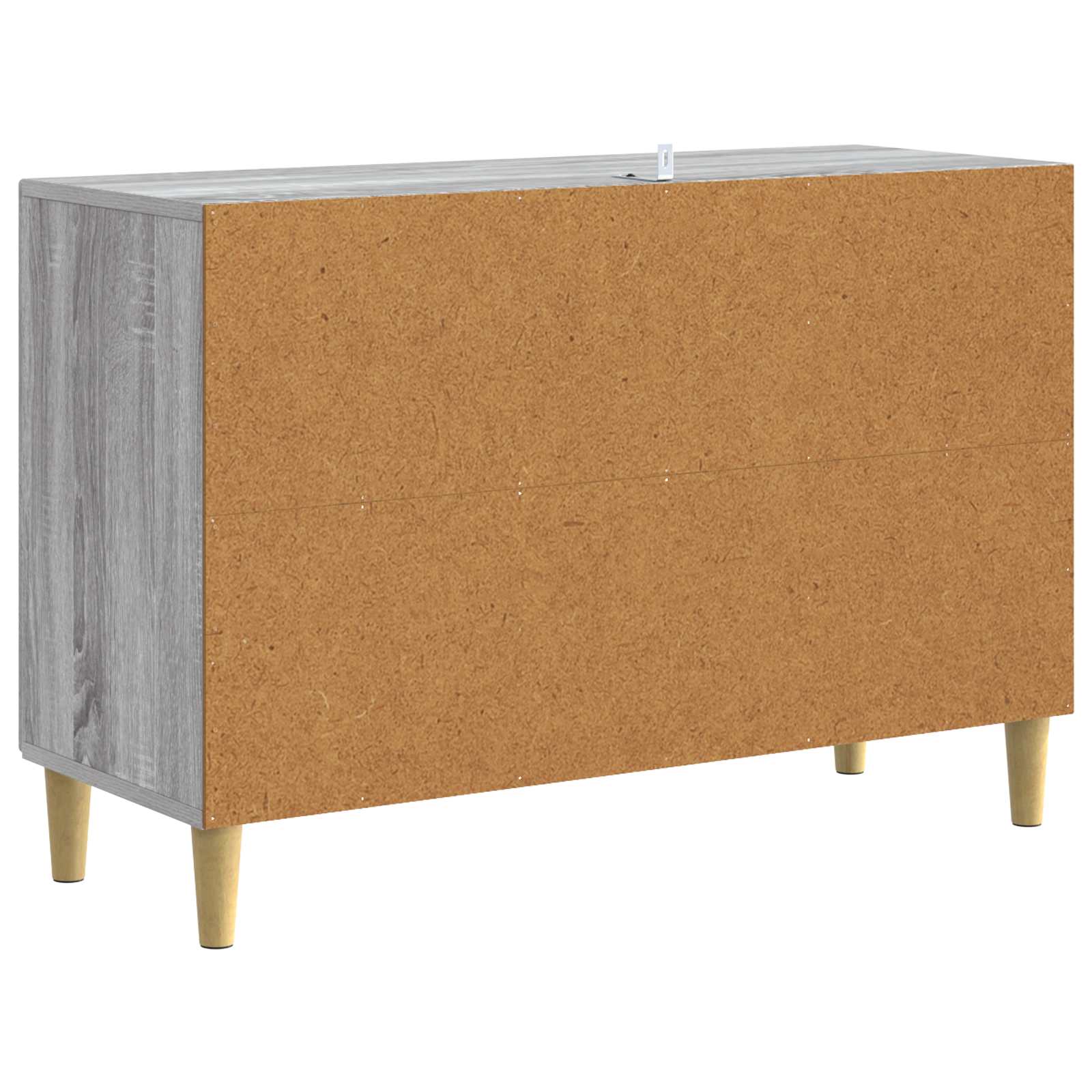 Dressoir Grijs Sonoma 89 x 34,5 x 60 cm Bewerkt hout is nu te koop bij PeponiXL, paradijselijk wonen!