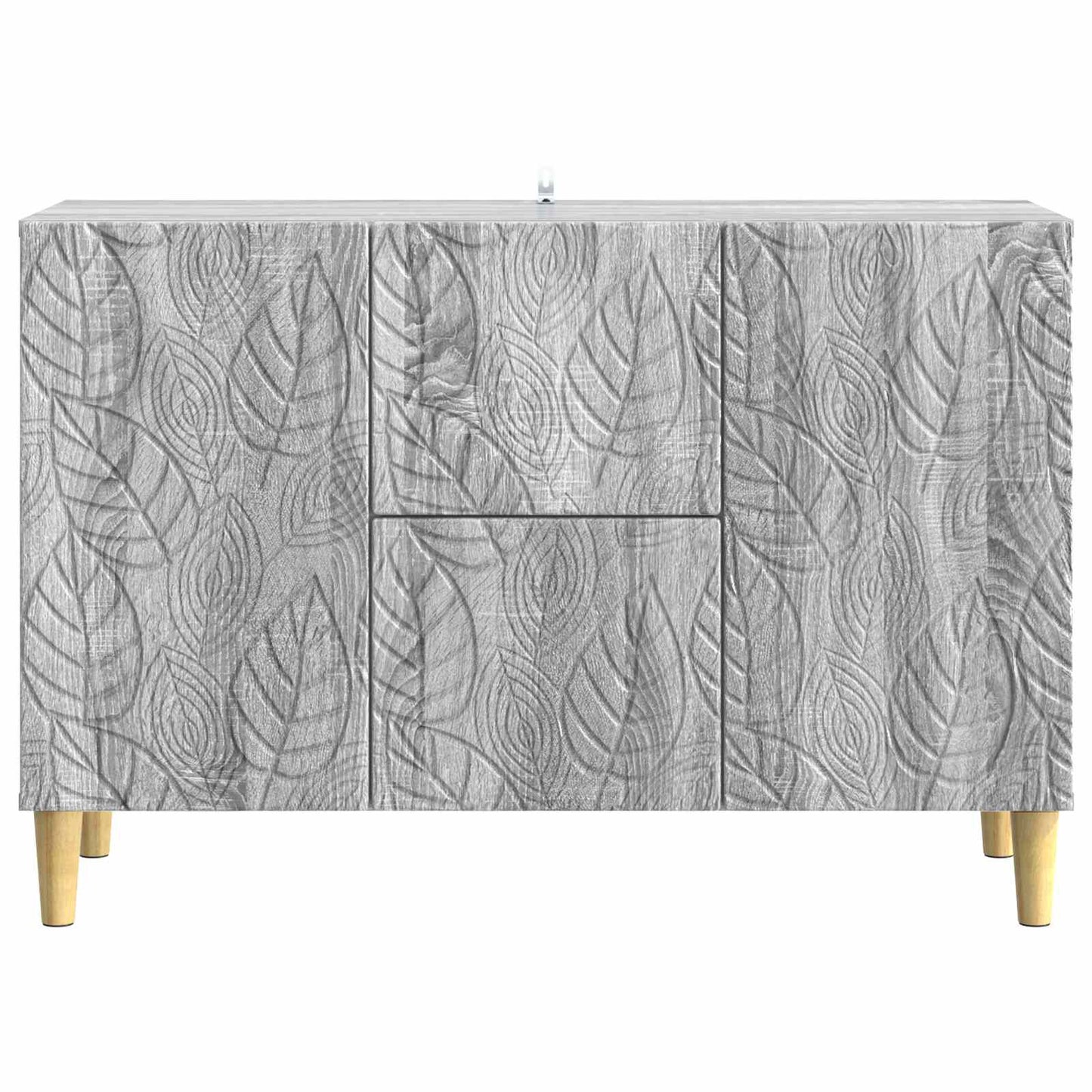 Dressoir Grijs Sonoma 89 x 34,5 x 60 cm Bewerkt hout is nu te koop bij PeponiXL, paradijselijk wonen!
