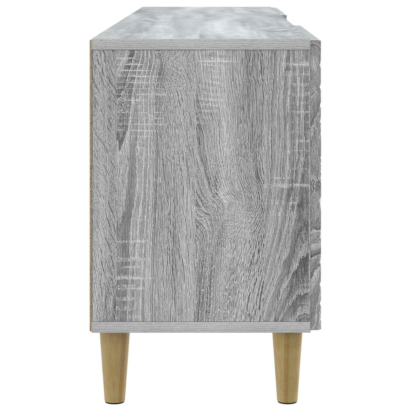 TV-kast 102 x 34,5 x 50 cm Grijs Sonoma Bewerkt hout is nu te koop bij PeponiXL, paradijselijk wonen!