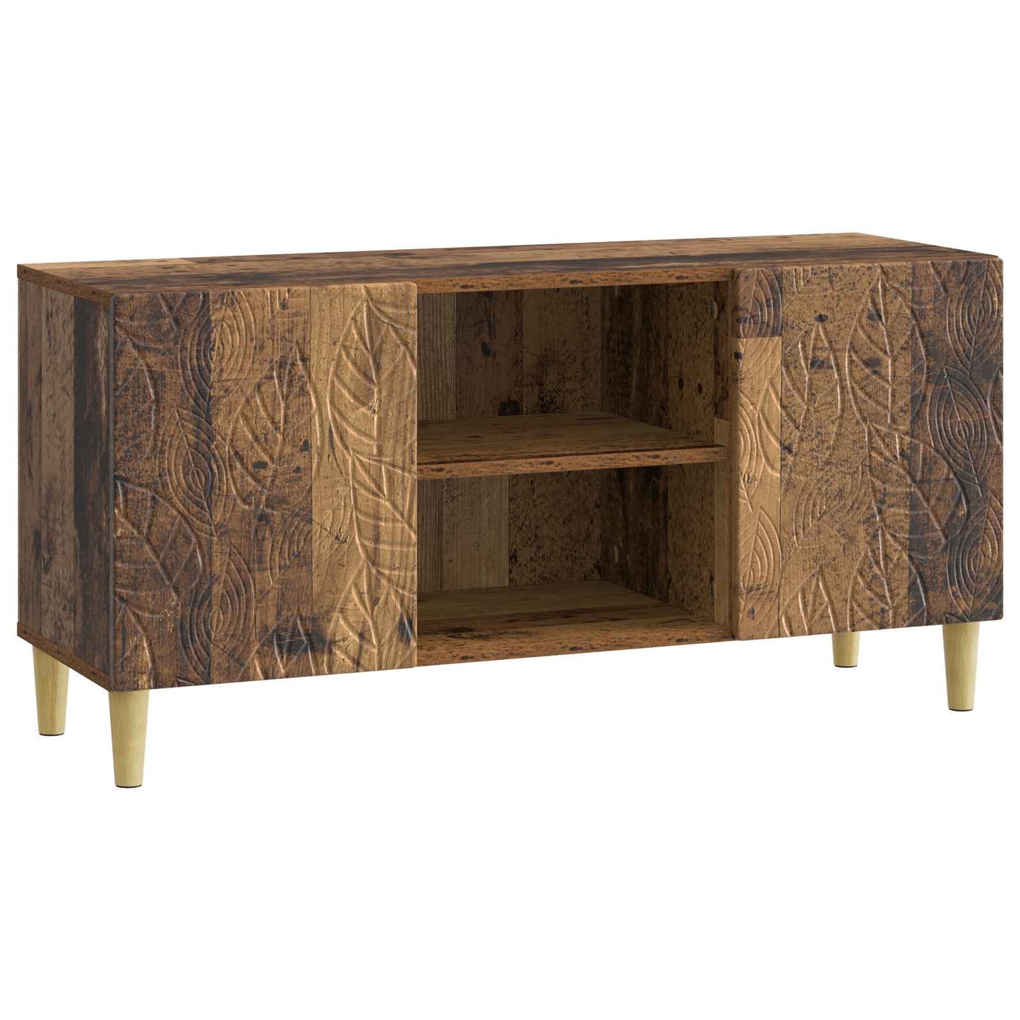 TV-kast 102 x 34,5 x 50 cm Oud hout Bewerkt hout is nu te koop bij PeponiXL, paradijselijk wonen!