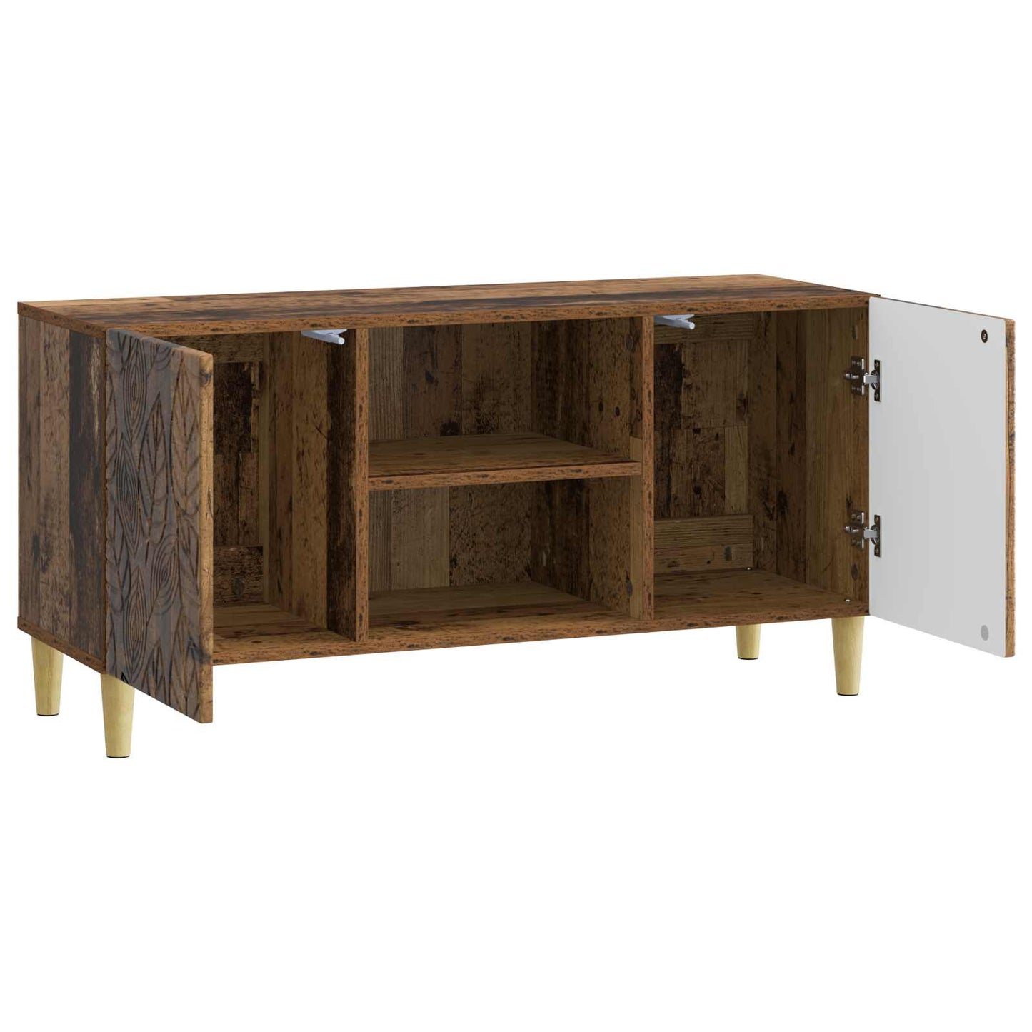 TV-kast 102 x 34,5 x 50 cm Oud hout Bewerkt hout is nu te koop bij PeponiXL, paradijselijk wonen!