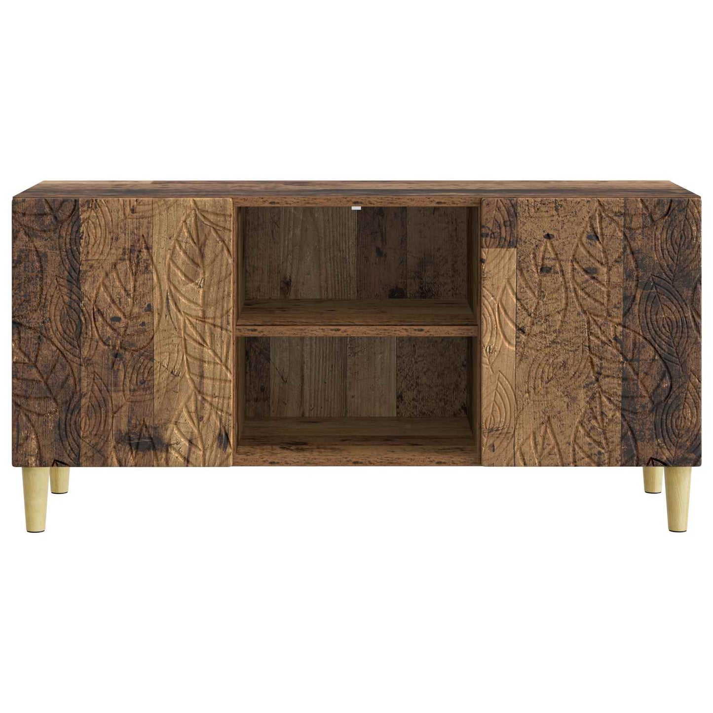 TV-kast 102 x 34,5 x 50 cm Oud hout Bewerkt hout is nu te koop bij PeponiXL, paradijselijk wonen!