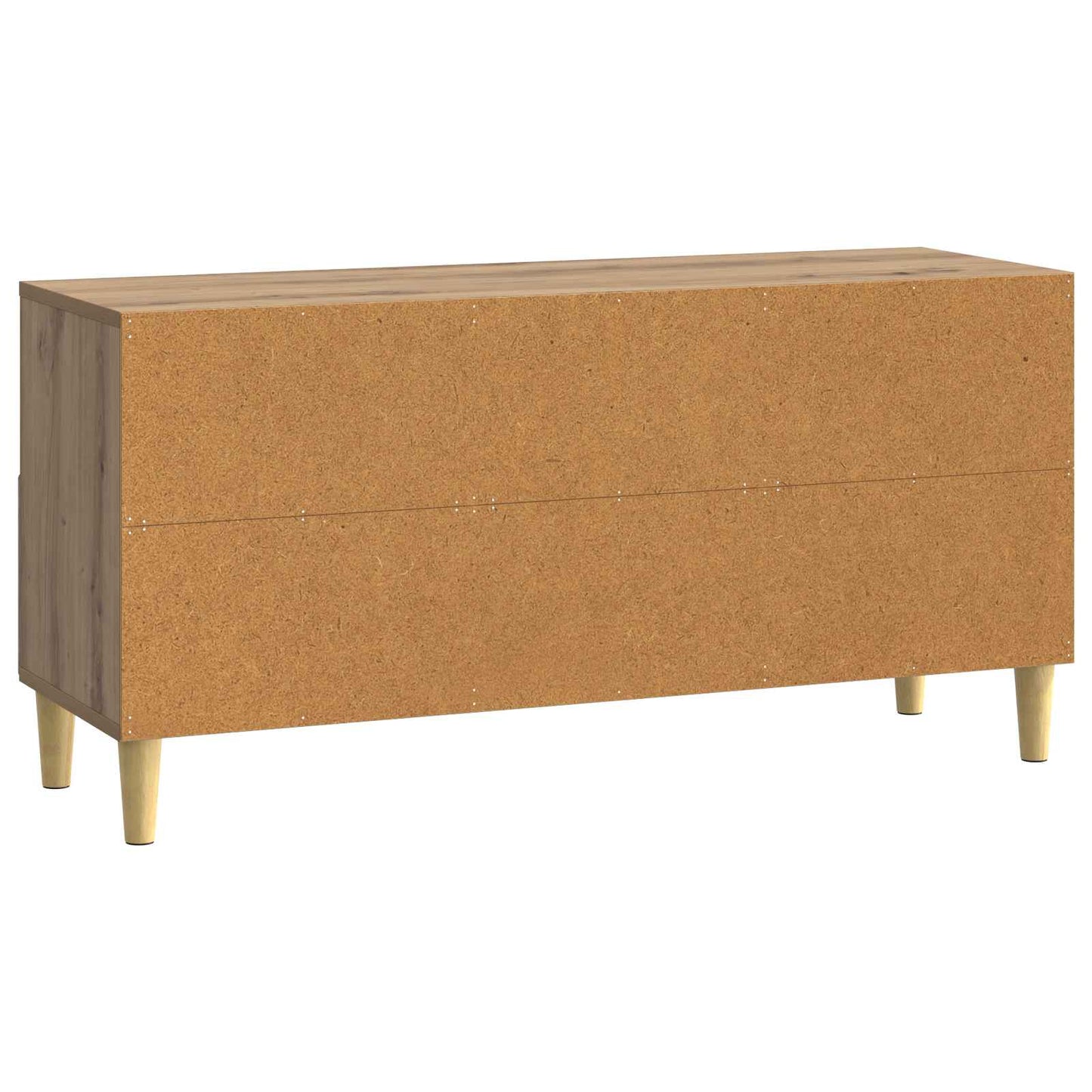 TV-kast 102 x 34,5 x 50 cm Artisanaal eiken Bewerkt hout is nu te koop bij PeponiXL, paradijselijk wonen!
