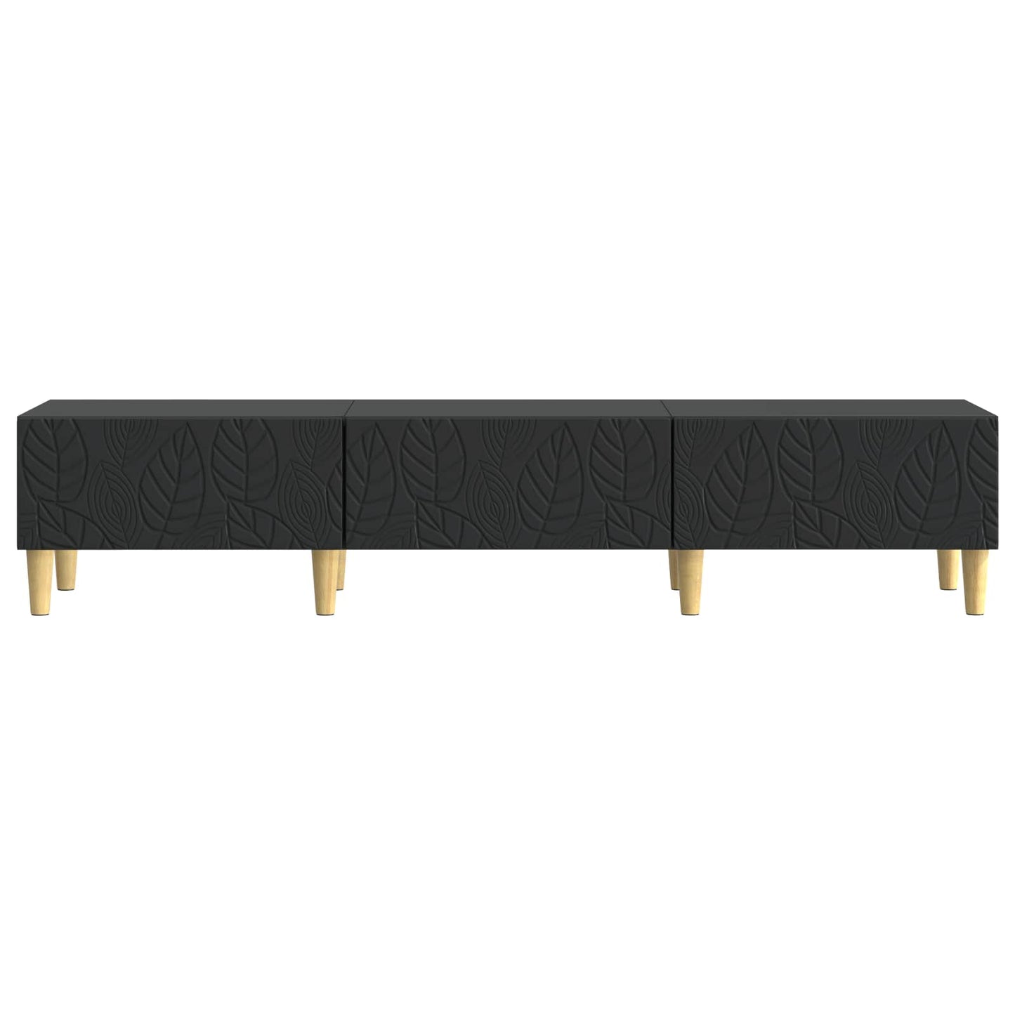 TV-kast 147 x 34,5 x 30 cm Zwart Bewerkt hout is nu te koop bij PeponiXL, paradijselijk wonen!