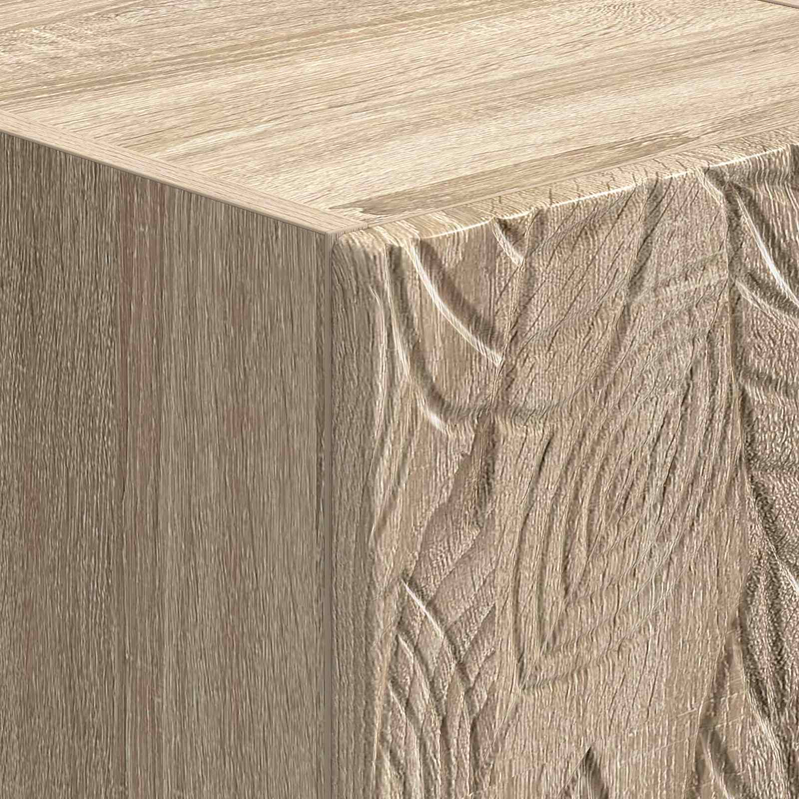 TV-kast 147 x 34,5 x 30 cm Sonoma Eiken Bewerkt hout is nu te koop bij PeponiXL, paradijselijk wonen!