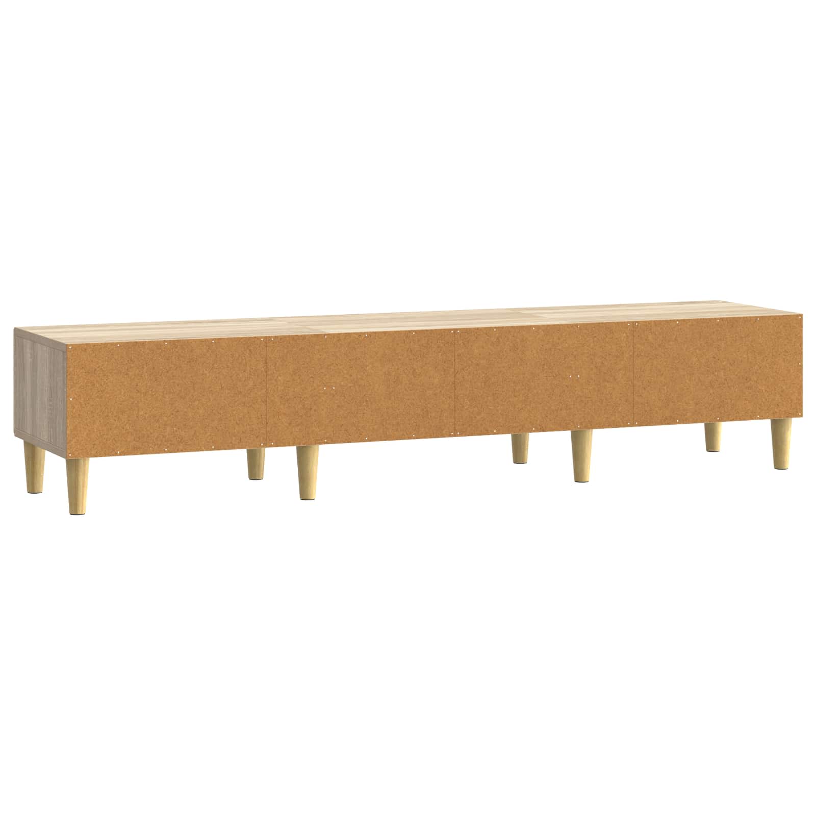 TV-kast 147 x 34,5 x 30 cm Sonoma Eiken Bewerkt hout is nu te koop bij PeponiXL, paradijselijk wonen!