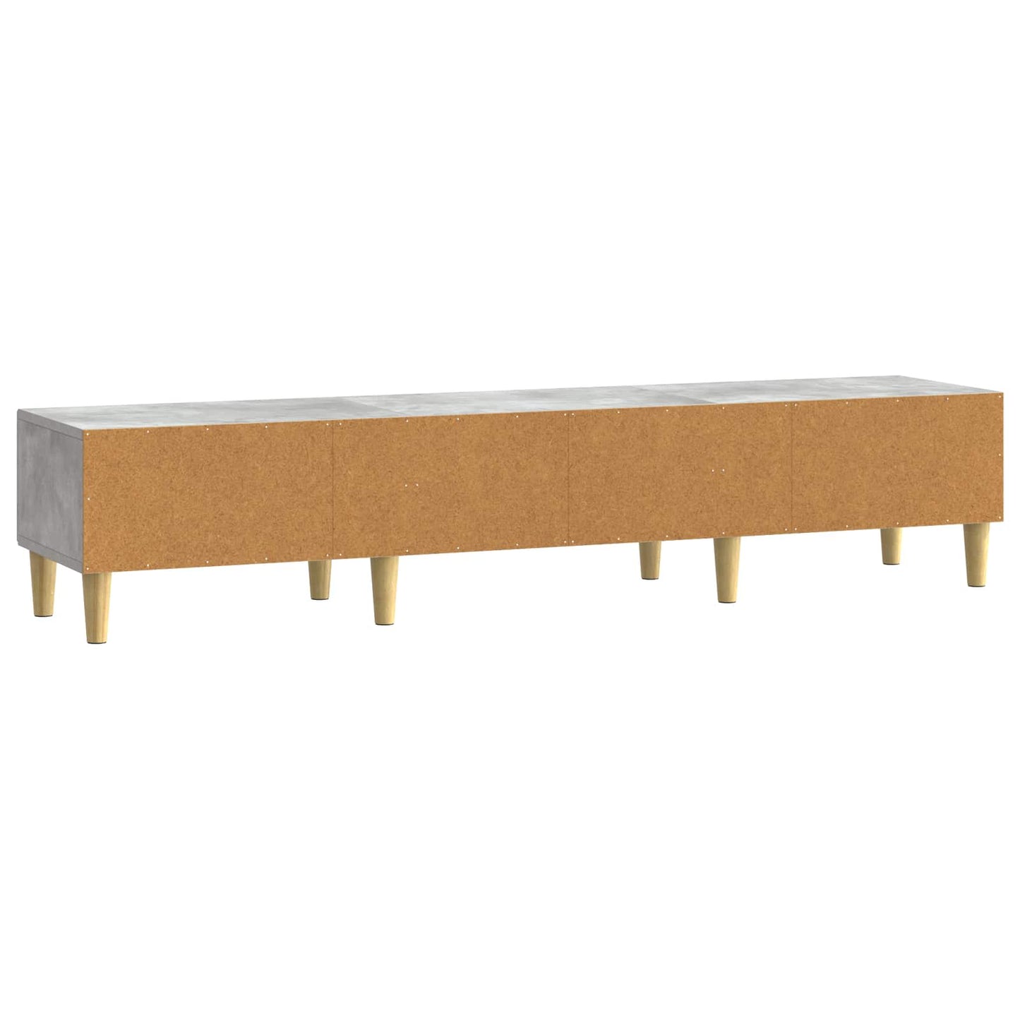 TV-kast 147 x 34,5 x 30 cm Betongrijs Bewerkt hout is nu te koop bij PeponiXL, paradijselijk wonen!