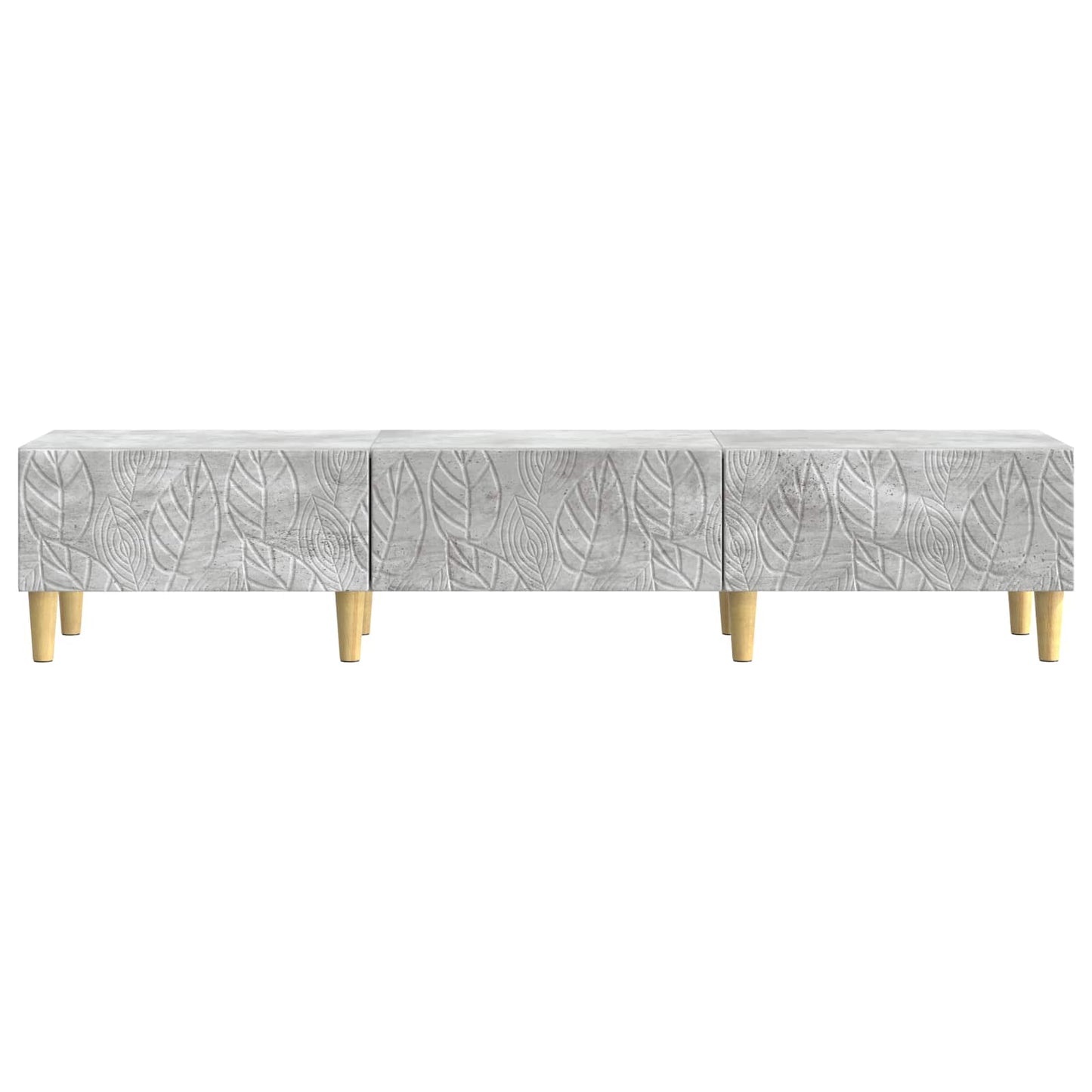 TV-kast 147 x 34,5 x 30 cm Betongrijs Bewerkt hout is nu te koop bij PeponiXL, paradijselijk wonen!