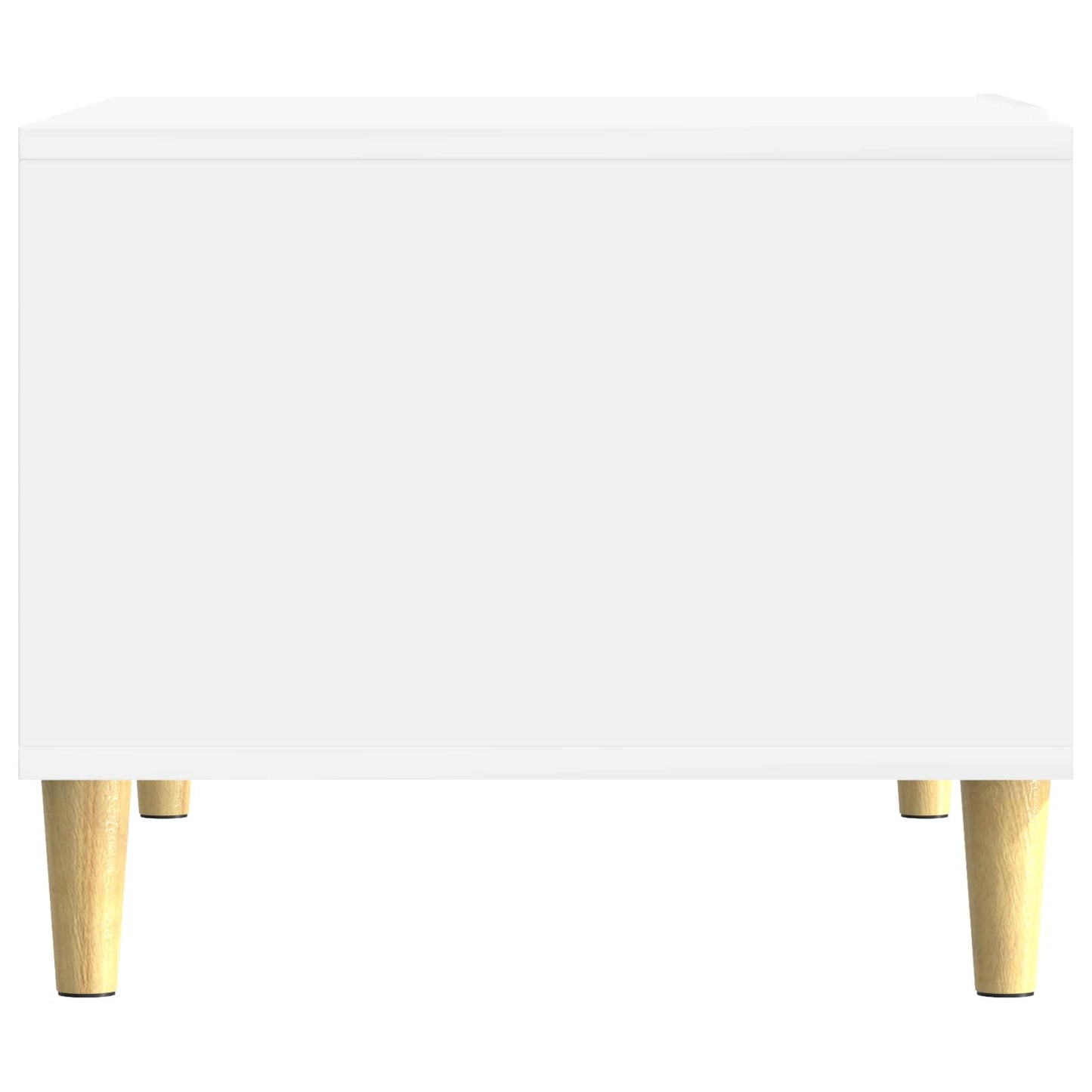 Salontafel Hoogglans Wit 90 x 50 x 40 cm Bewerkt hout is nu te koop bij PeponiXL, paradijselijk wonen!