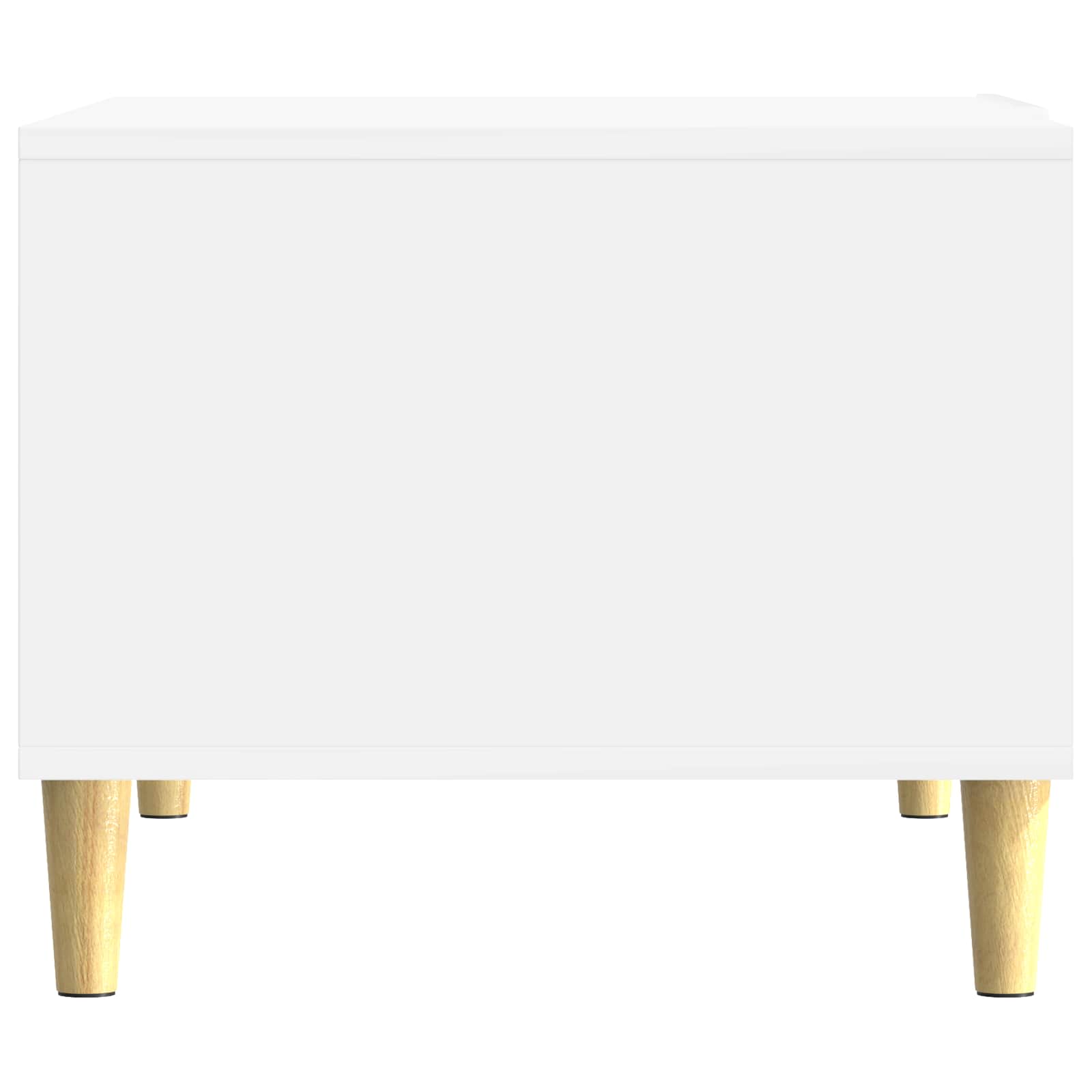 Salontafel Hoogglans Wit 90 x 50 x 40 cm Bewerkt hout is nu te koop bij PeponiXL, paradijselijk wonen!