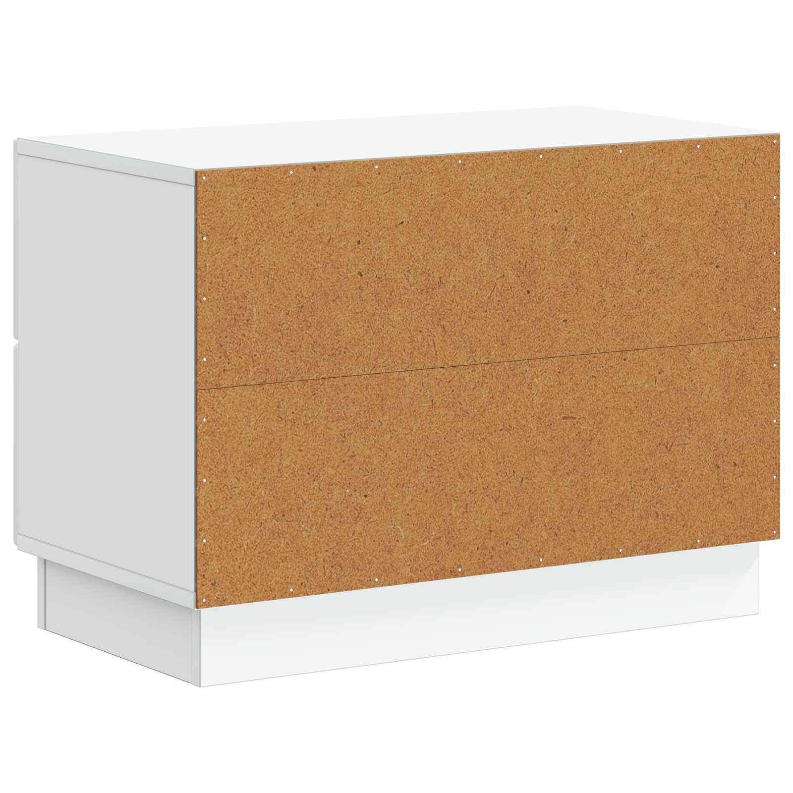 Nachtkastje met lade Wit 62 x 34,5 x 44,5 cm Bewerkt hout is nu te koop bij PeponiXL, paradijselijk wonen!