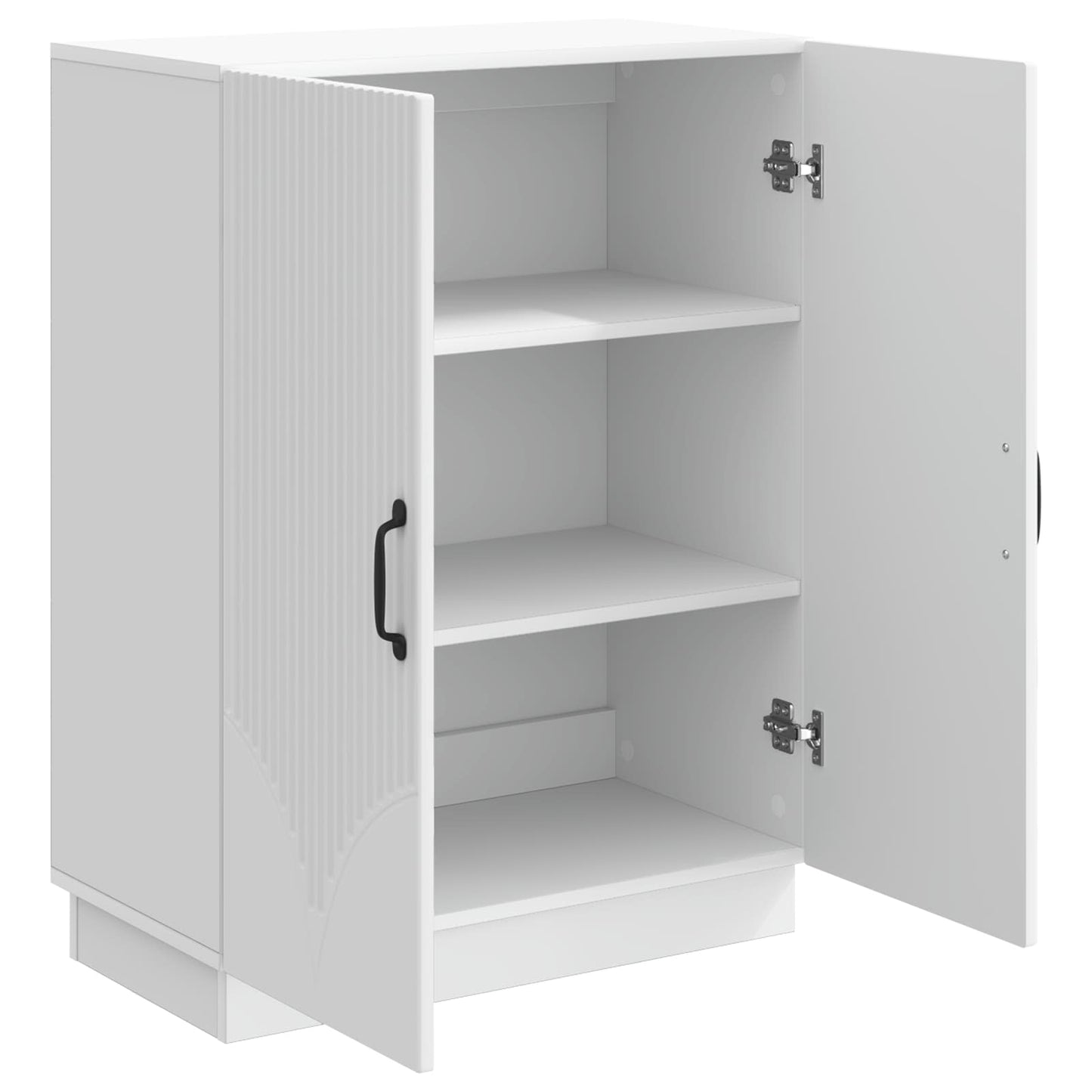 Dressoir Wit 66 x 34,5 x 87 cm Bewerkt hout is nu te koop bij PeponiXL, paradijselijk wonen!
