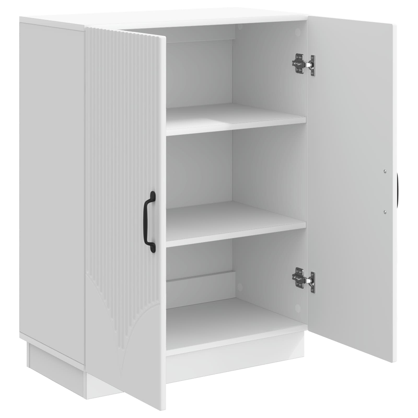 Dressoir Wit 66 x 34,5 x 87 cm Bewerkt hout is nu te koop bij PeponiXL, paradijselijk wonen!