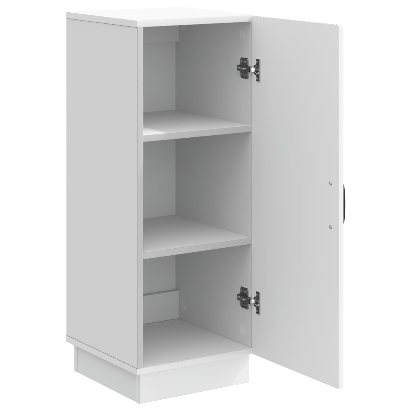 Dressoir Wit 33 x 34,5 x 87 cm Bewerkt hout is nu te koop bij PeponiXL, paradijselijk wonen!