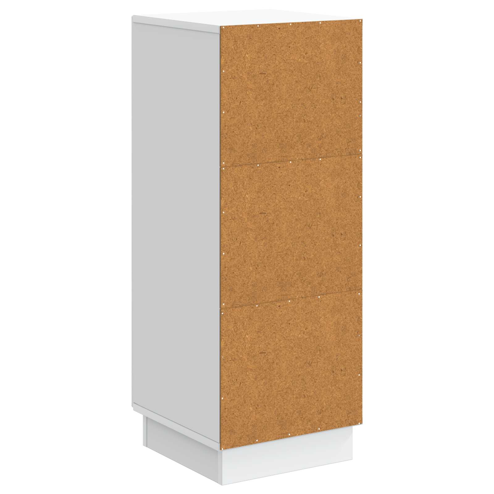Dressoir Wit 33 x 34,5 x 87 cm Bewerkt hout is nu te koop bij PeponiXL, paradijselijk wonen!