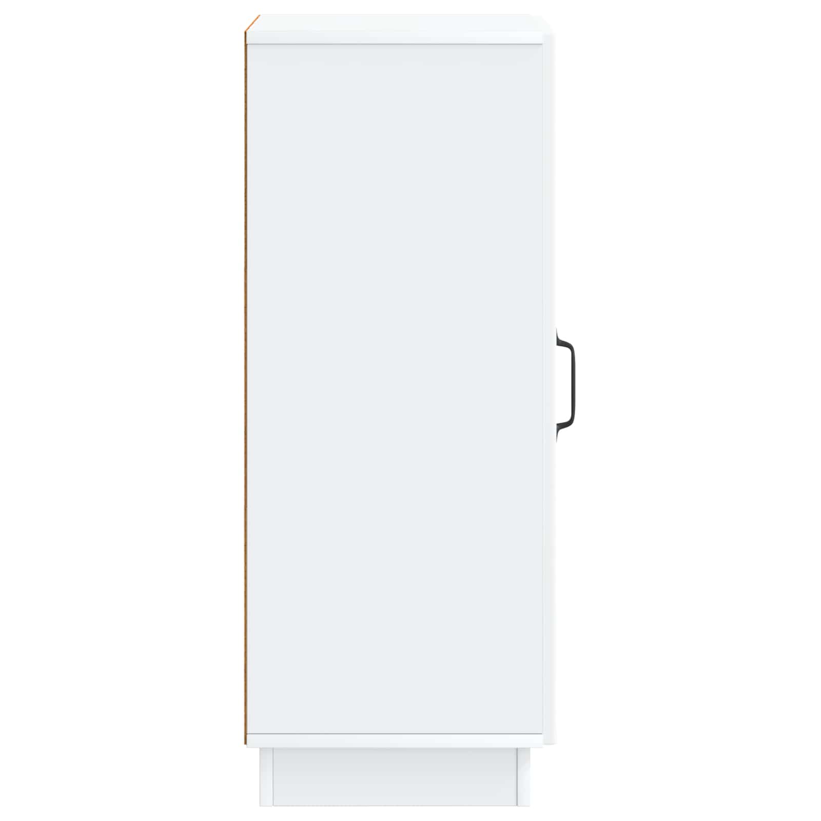 Dressoir Wit 33 x 34,5 x 87 cm Bewerkt hout is nu te koop bij PeponiXL, paradijselijk wonen!