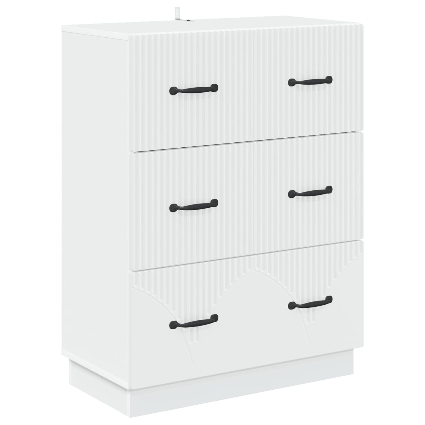 Ladenkast Wit 66 x 34,5 x 87 cm Bewerkt hout is nu te koop bij PeponiXL, paradijselijk wonen!